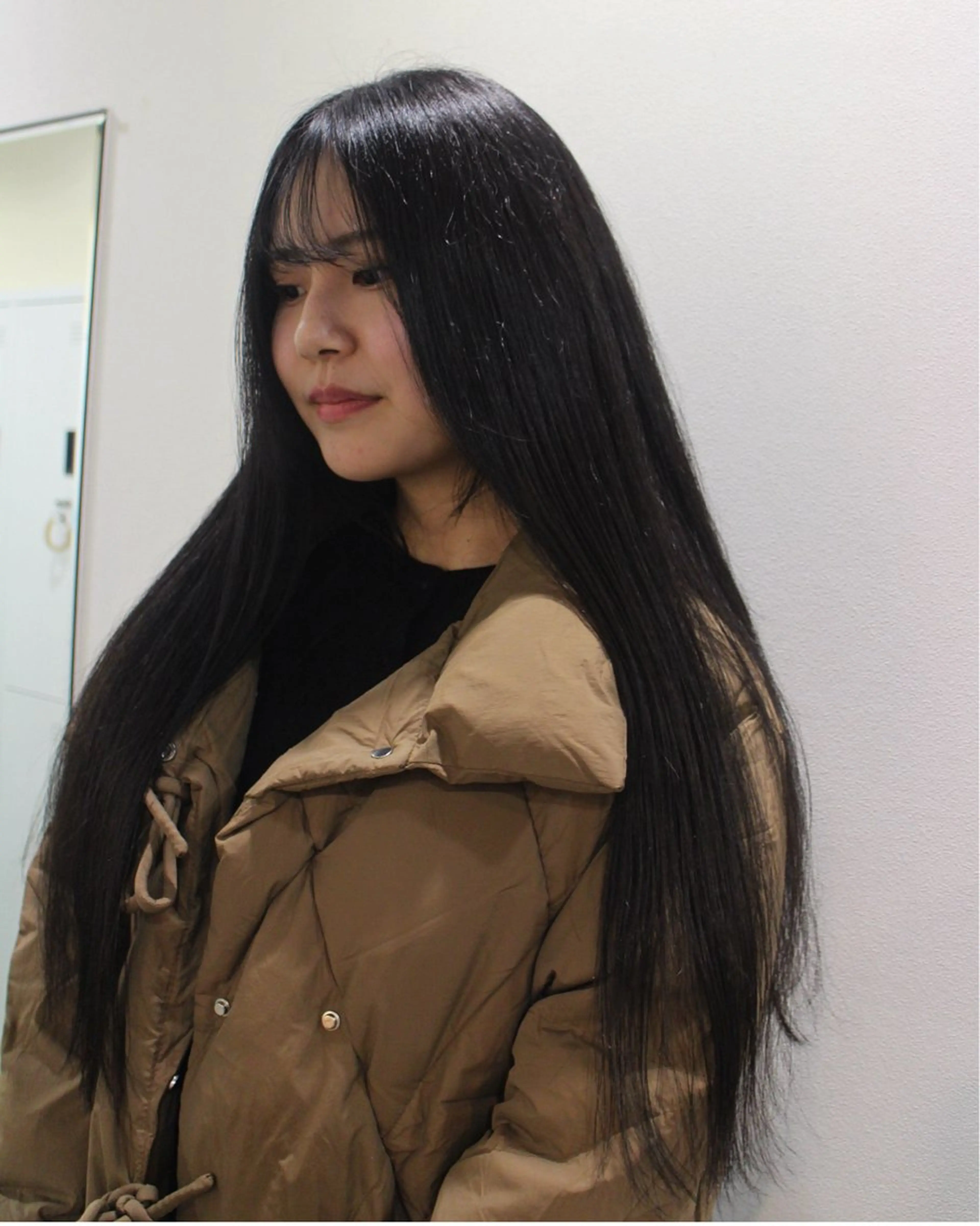 ロング カラー カーリーパーマ/ 透明ｶﾗｰ/MIKUのヘアスタイル