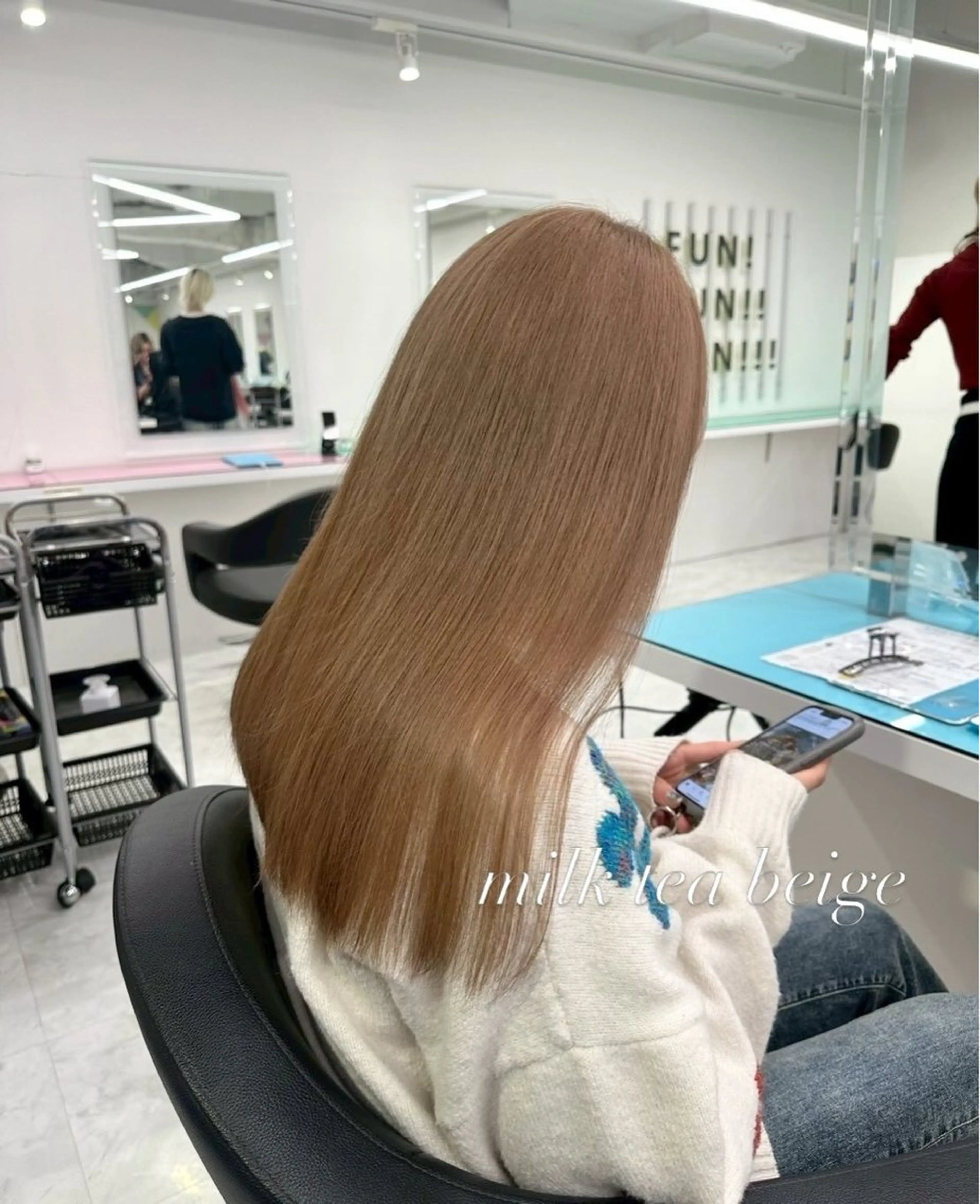 ロング カラー 🦋艶出しワンカラー 🦋MASAKIのヘアスタイル