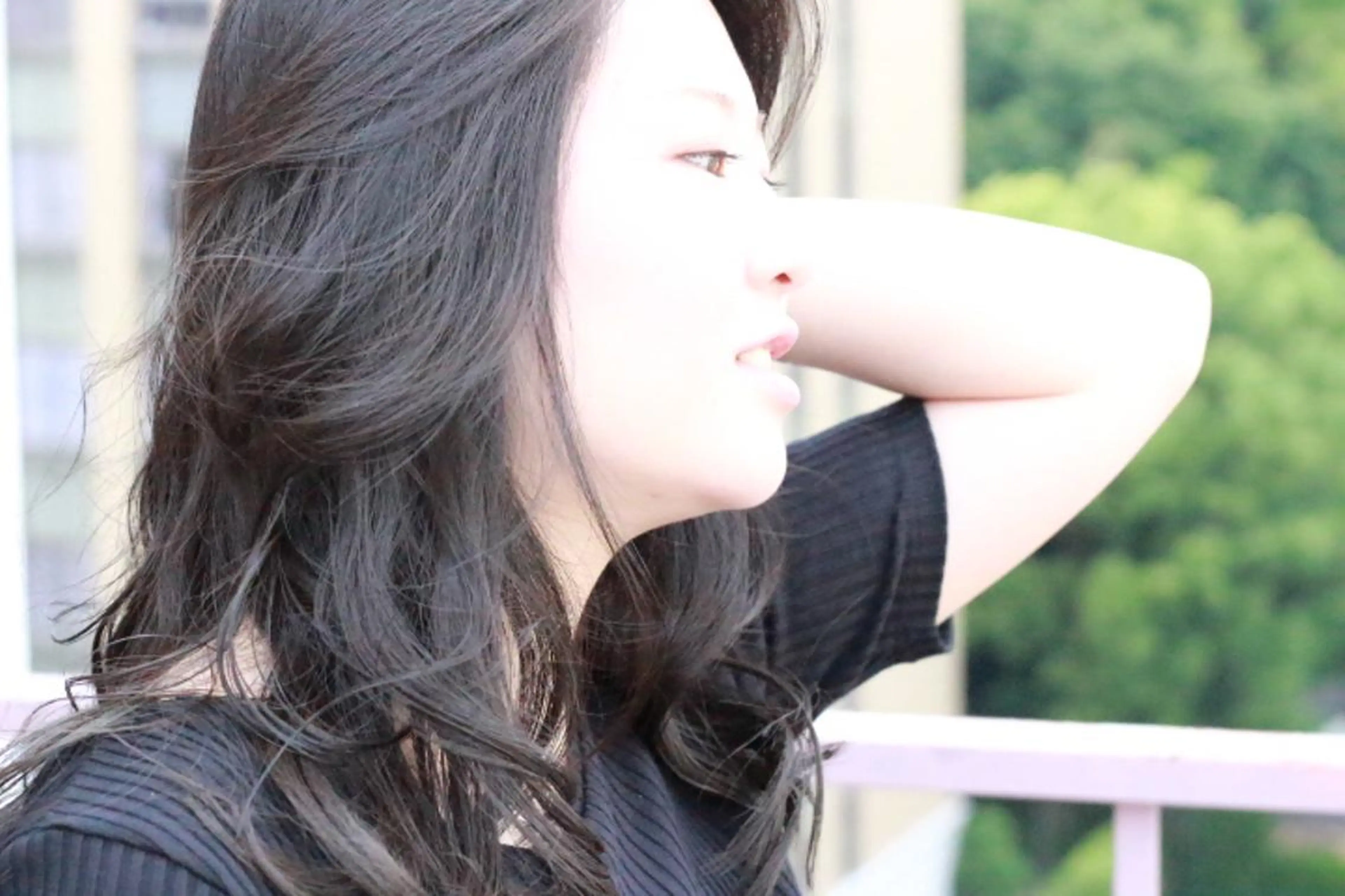 セミロング カラー ブルーカラー ブルージュ Viage （ビアージュ）のヘアスタイル