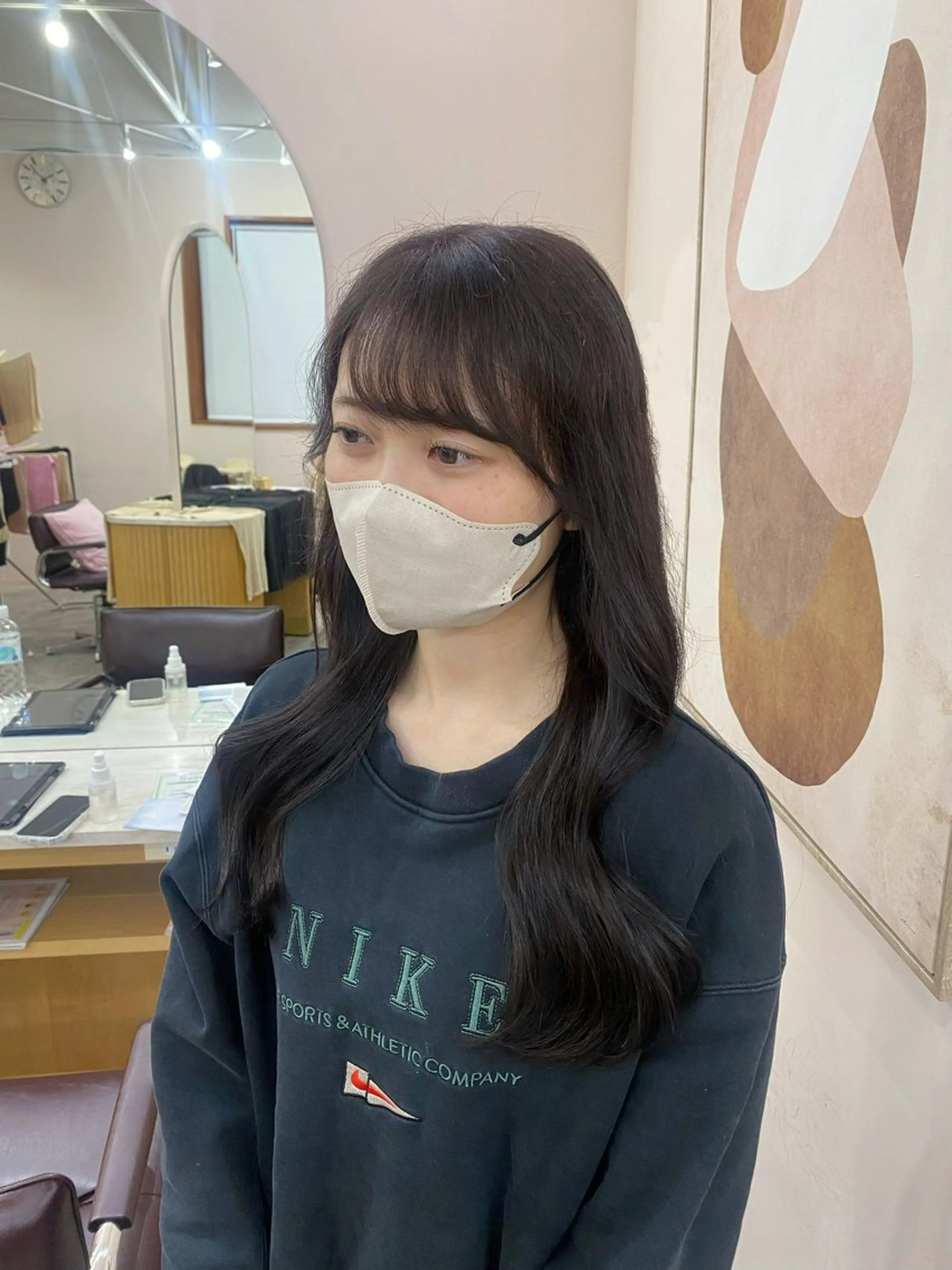 カラー 透明感カラー 君島 花楓のヘアスタイル