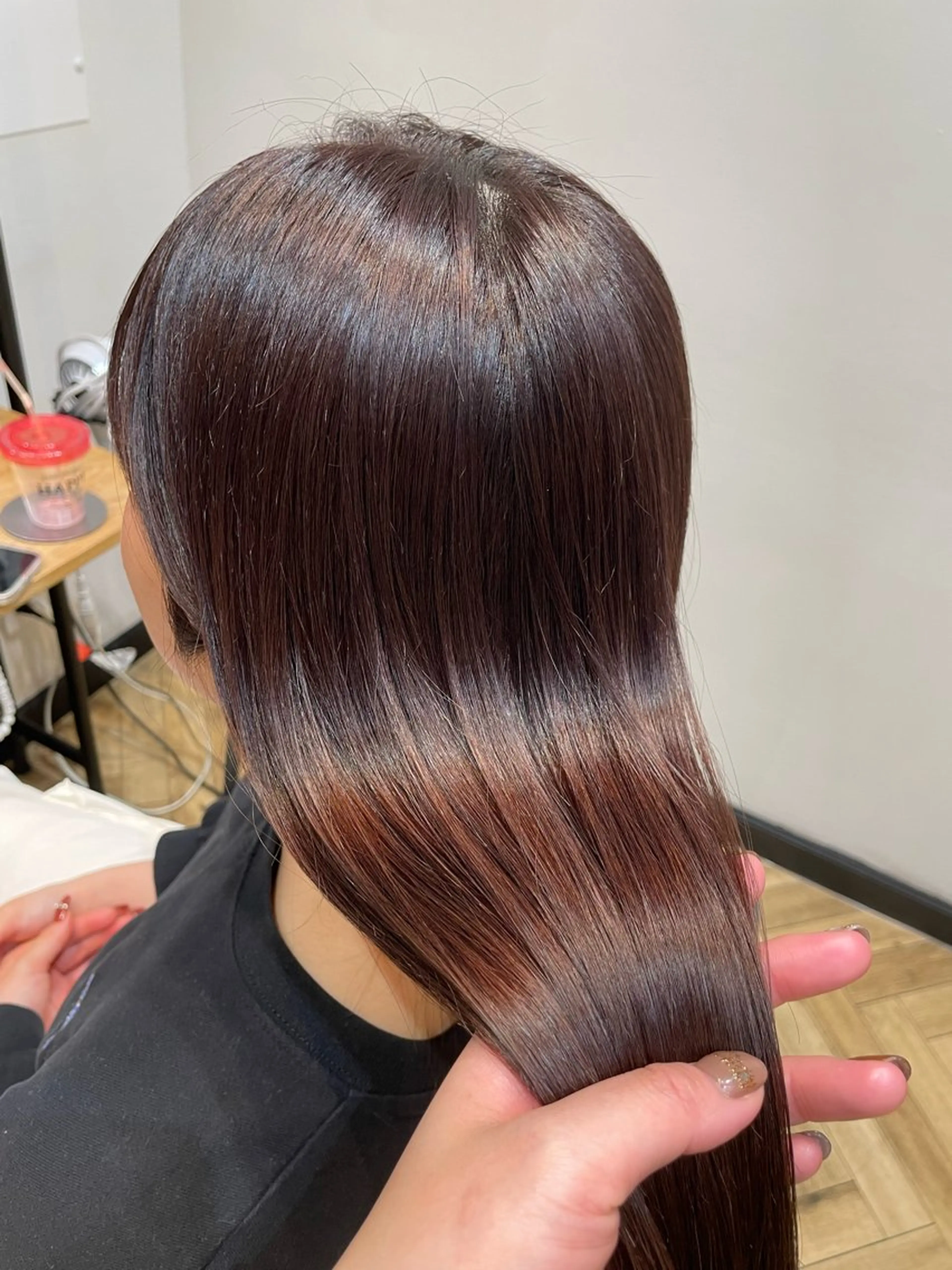 カラー ブラウンカラー ヘアカラー トリートメント 望恵🌸 韓国🇰🇷スタイルのヘアスタイル