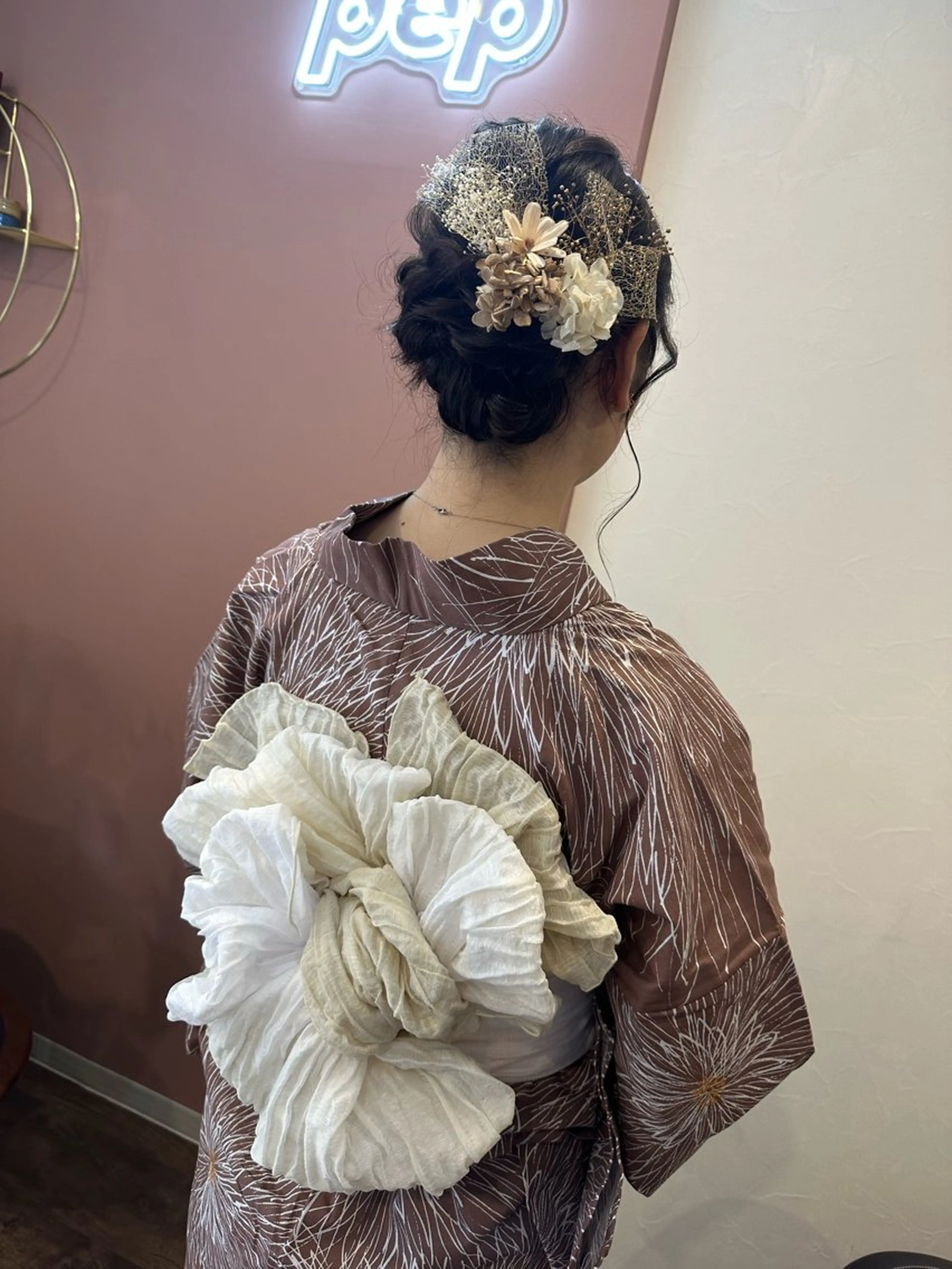 セミロング ヘアアレンジ pep natsumiのヘアスタイル