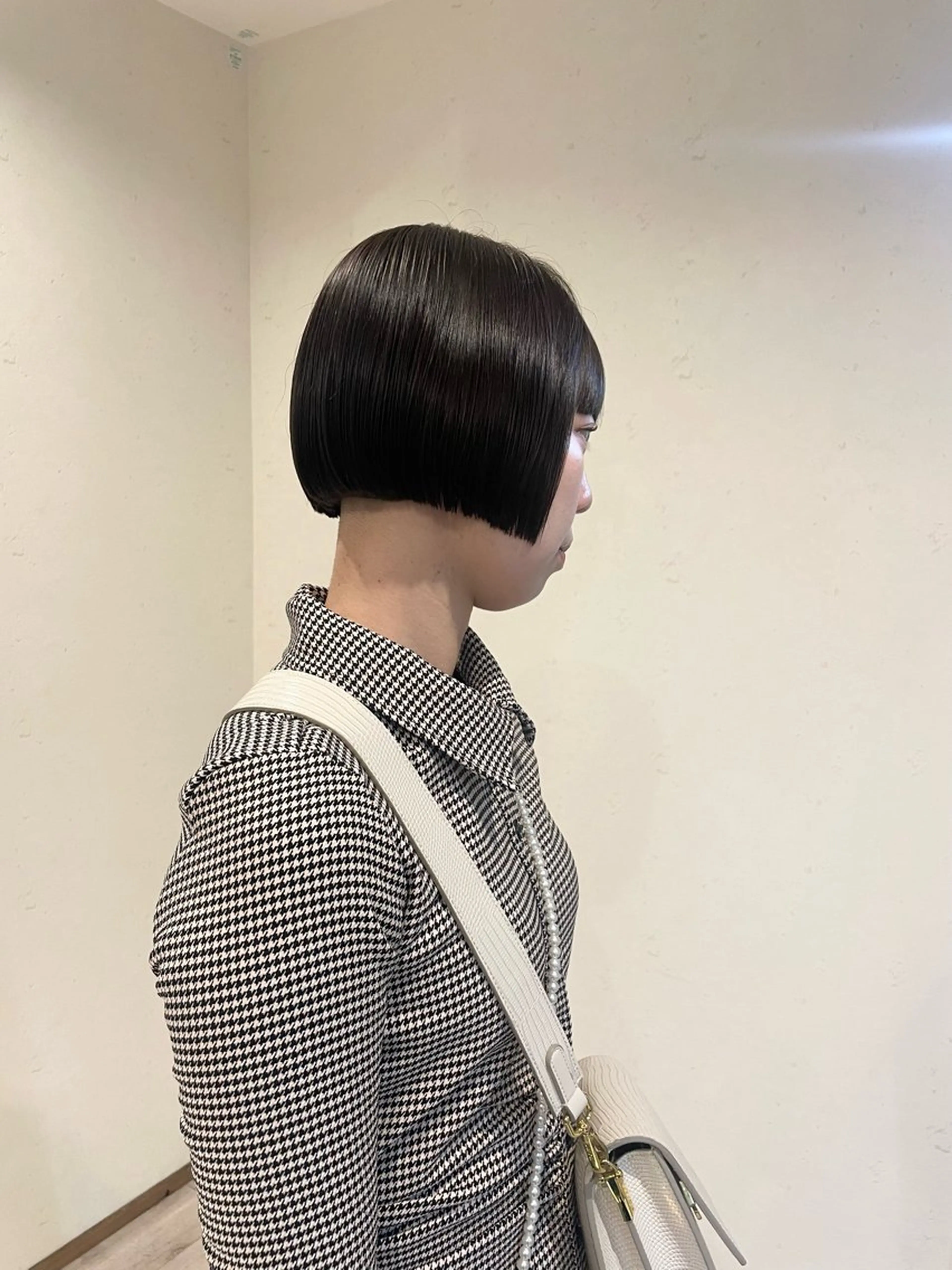 ショート カラー カット ヘアカラー トリートメント 渋谷 留菜のヘアスタイル