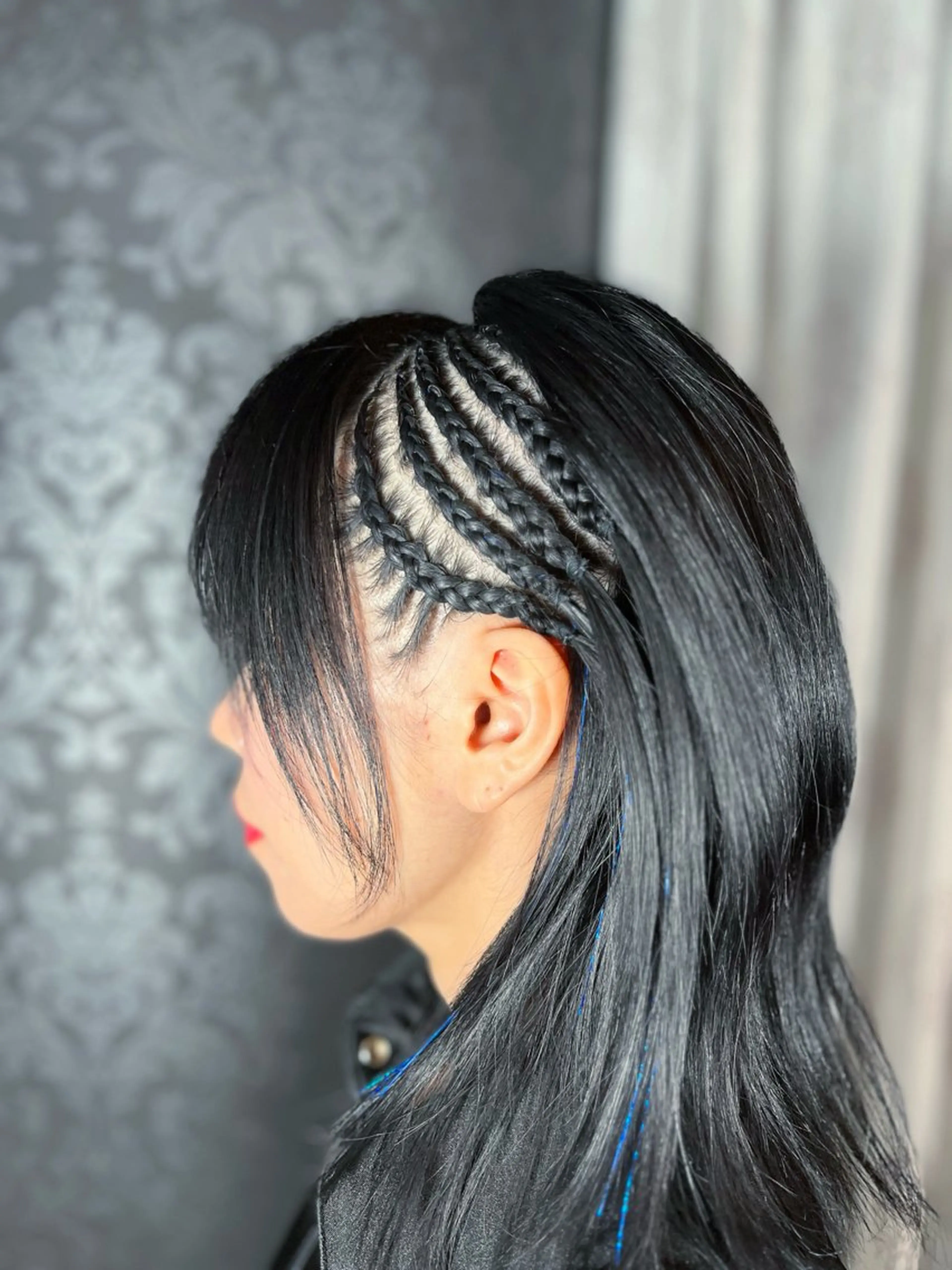 ヘアアレンジ ヘアセット V系ウルフ/ホワイト ブリーチ/🐺Rinのヘアスタイル