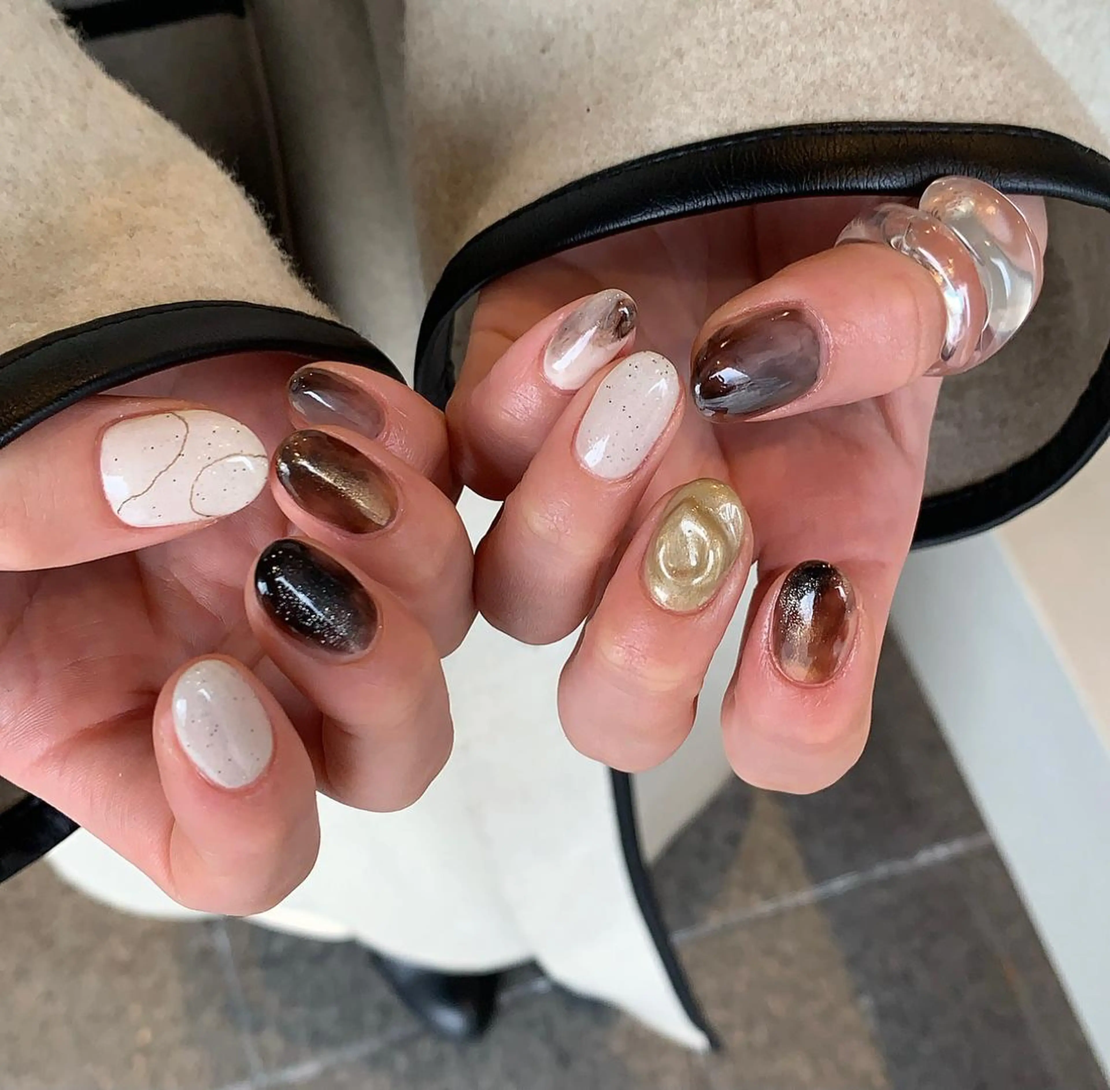 ネイル ハンドネイル にしぐち はるかのネイルデザイン