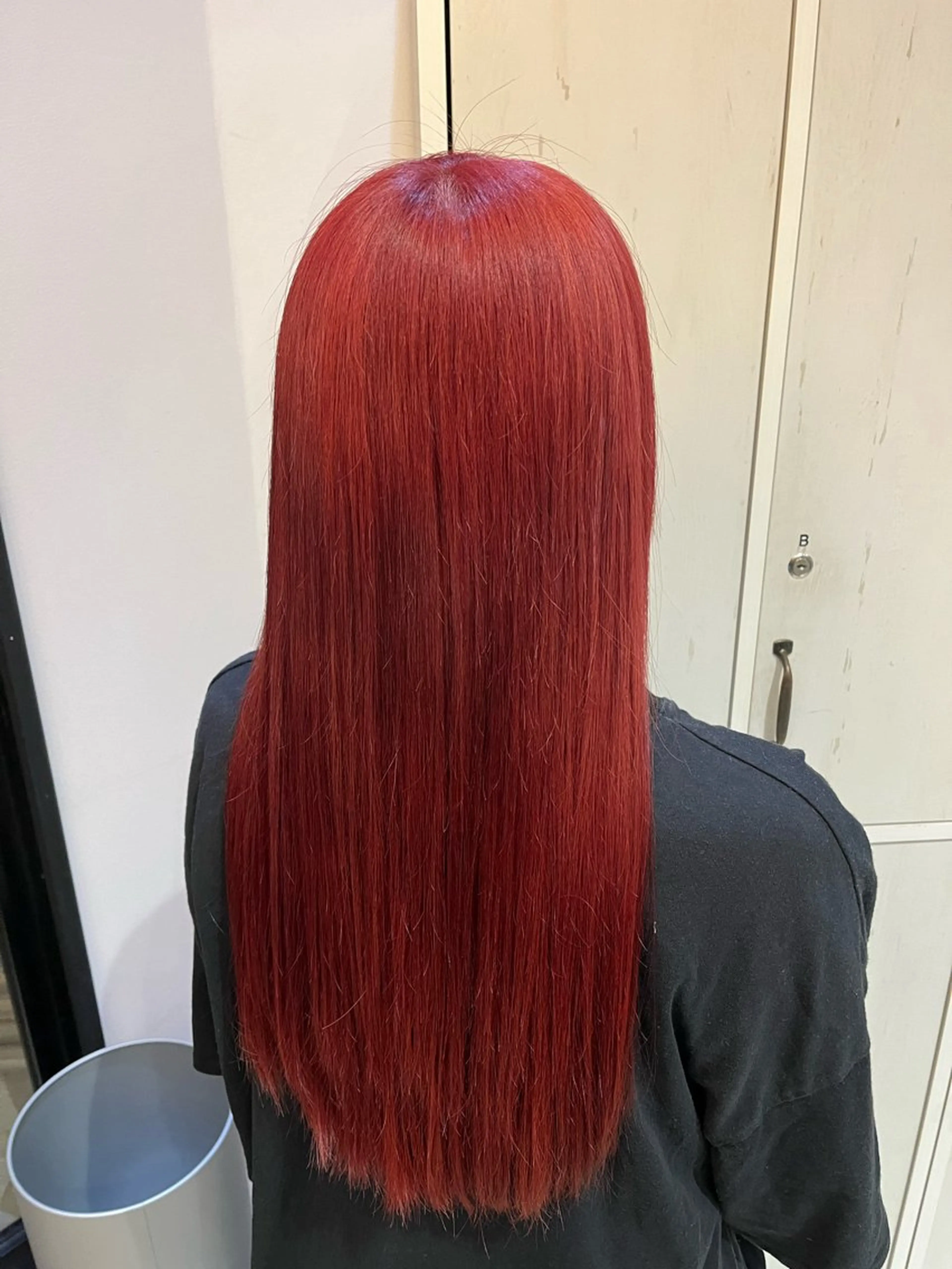ロング カラー ダブルカラー ヘアカラー Chere 金剛店 髙木翌のヘアスタイル