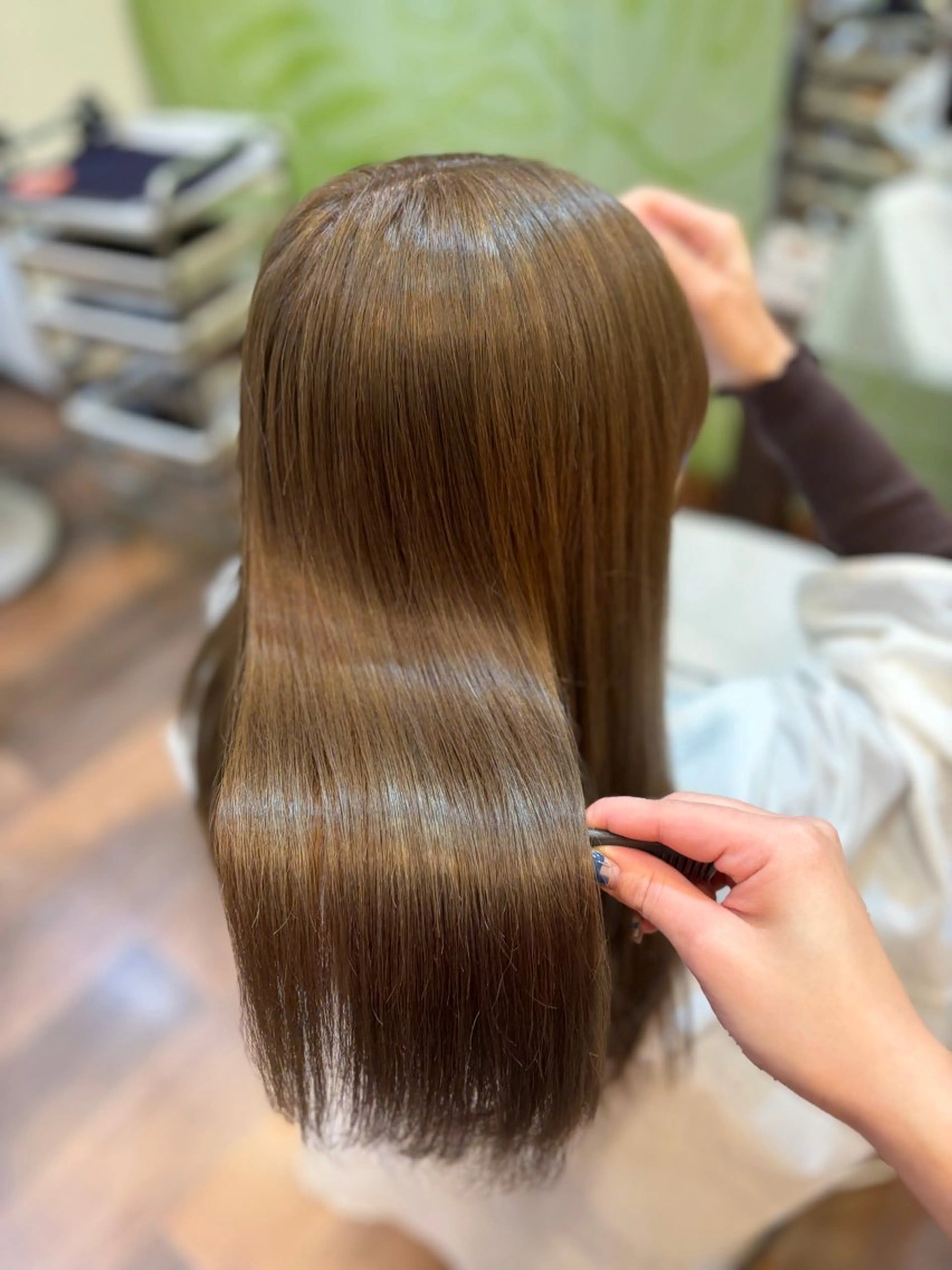 ミディアム カット ヘアカラー 🎀髪質改善🎀 Olive南森町のヘアスタイル