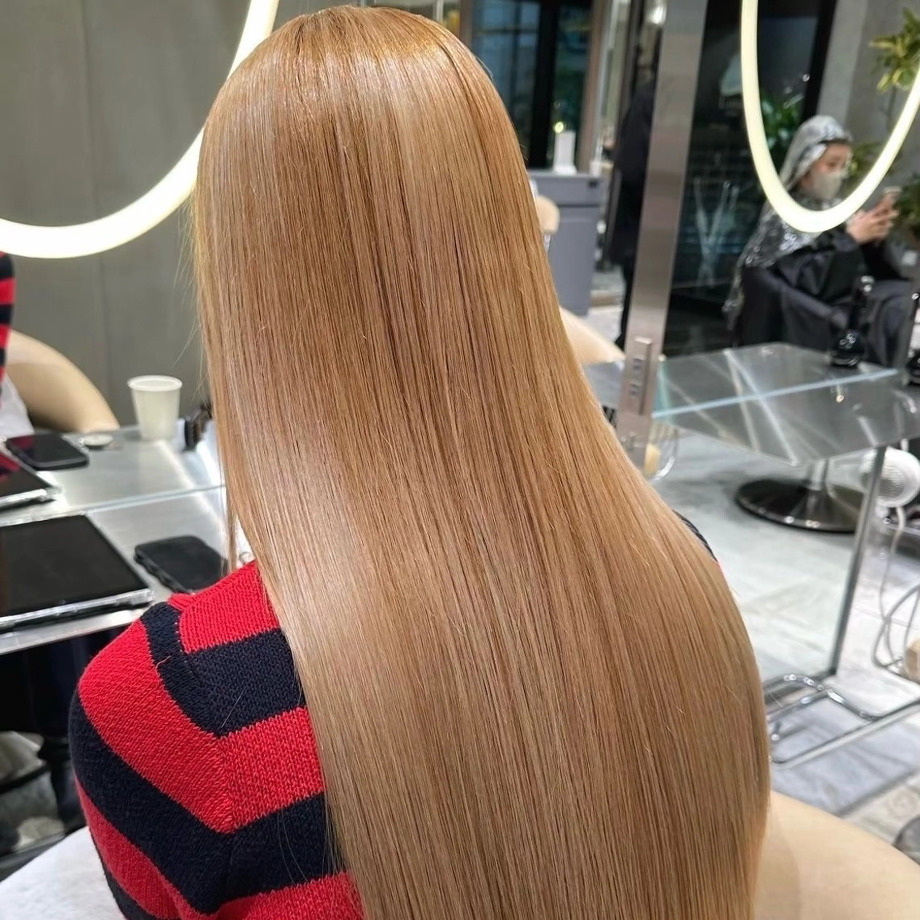 ロング トリートメント Lond bla-maのヘアスタイル