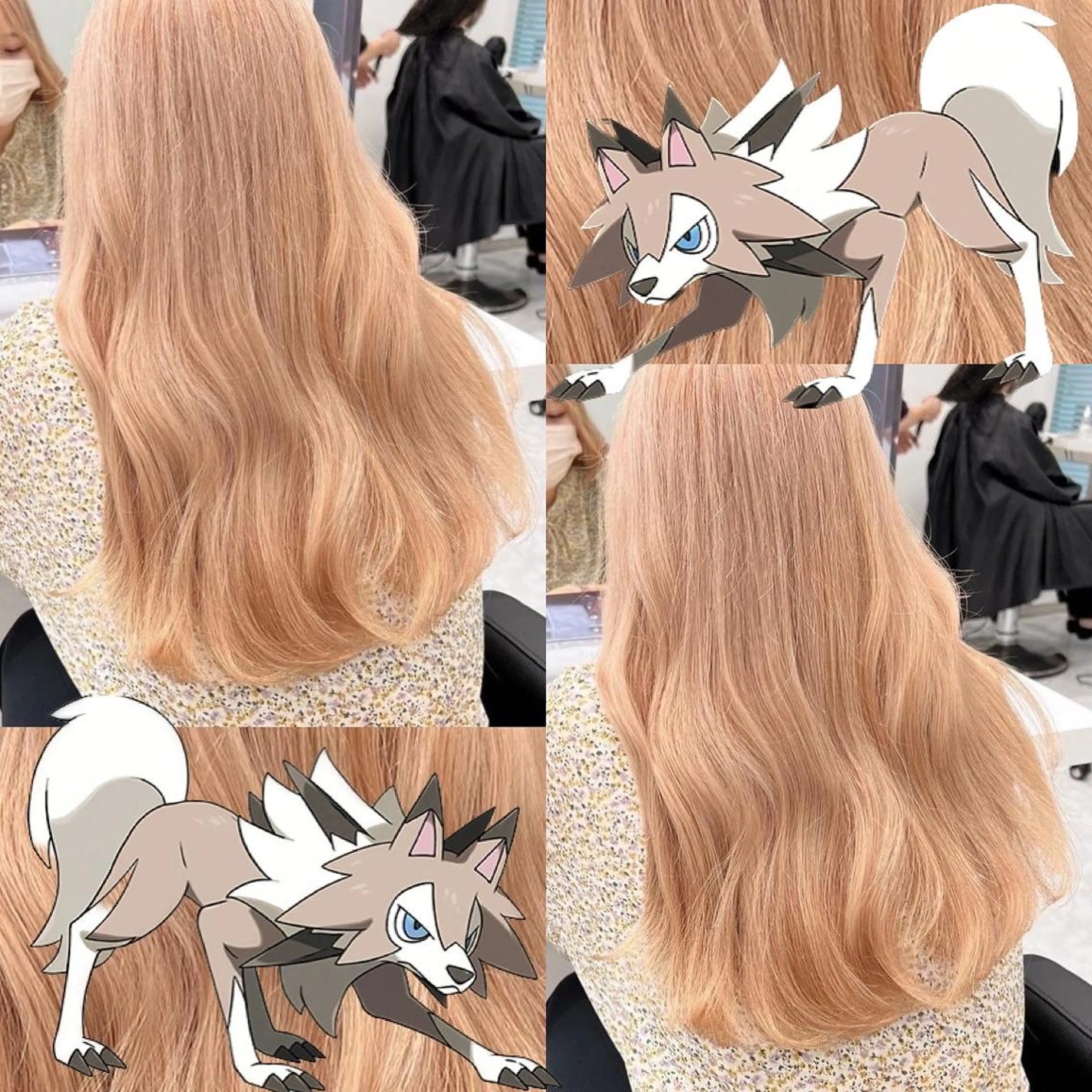 ロング ロング コテ巻き風パーマ 🦋にこ🦋のヘアスタイル