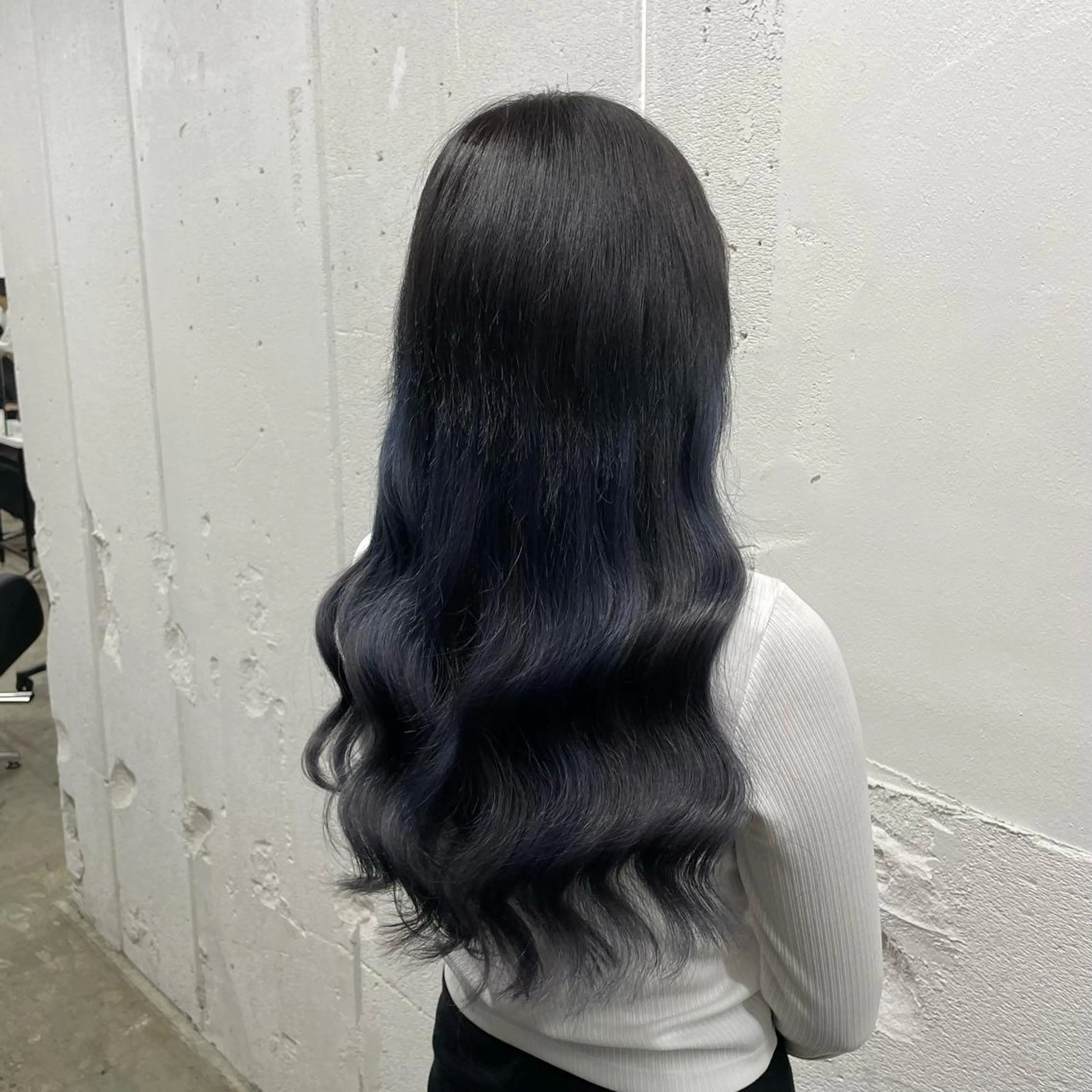 ロング カラー シールエクステ バレイヤージュ ミストバング ダブルカラー  フェイスフレーミング ヘアカラー エクステ 🧡艶髪ちゅるん髪 🫧🧡YUKI❄️のヘアスタイル