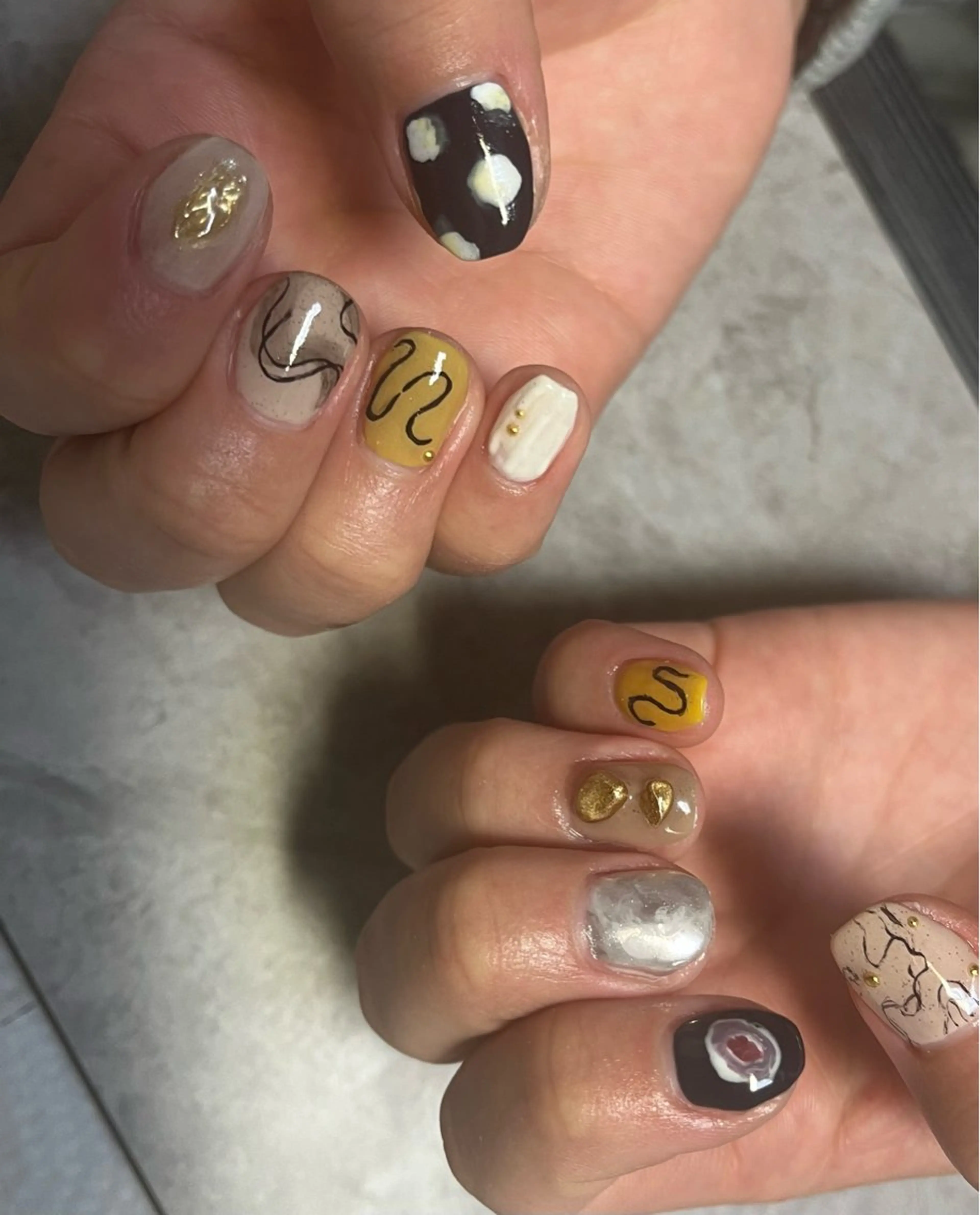 ネイル 持ち込み ニュアンスネイル Felice所属・ベテランネイル cnc nailのネイルデザイン