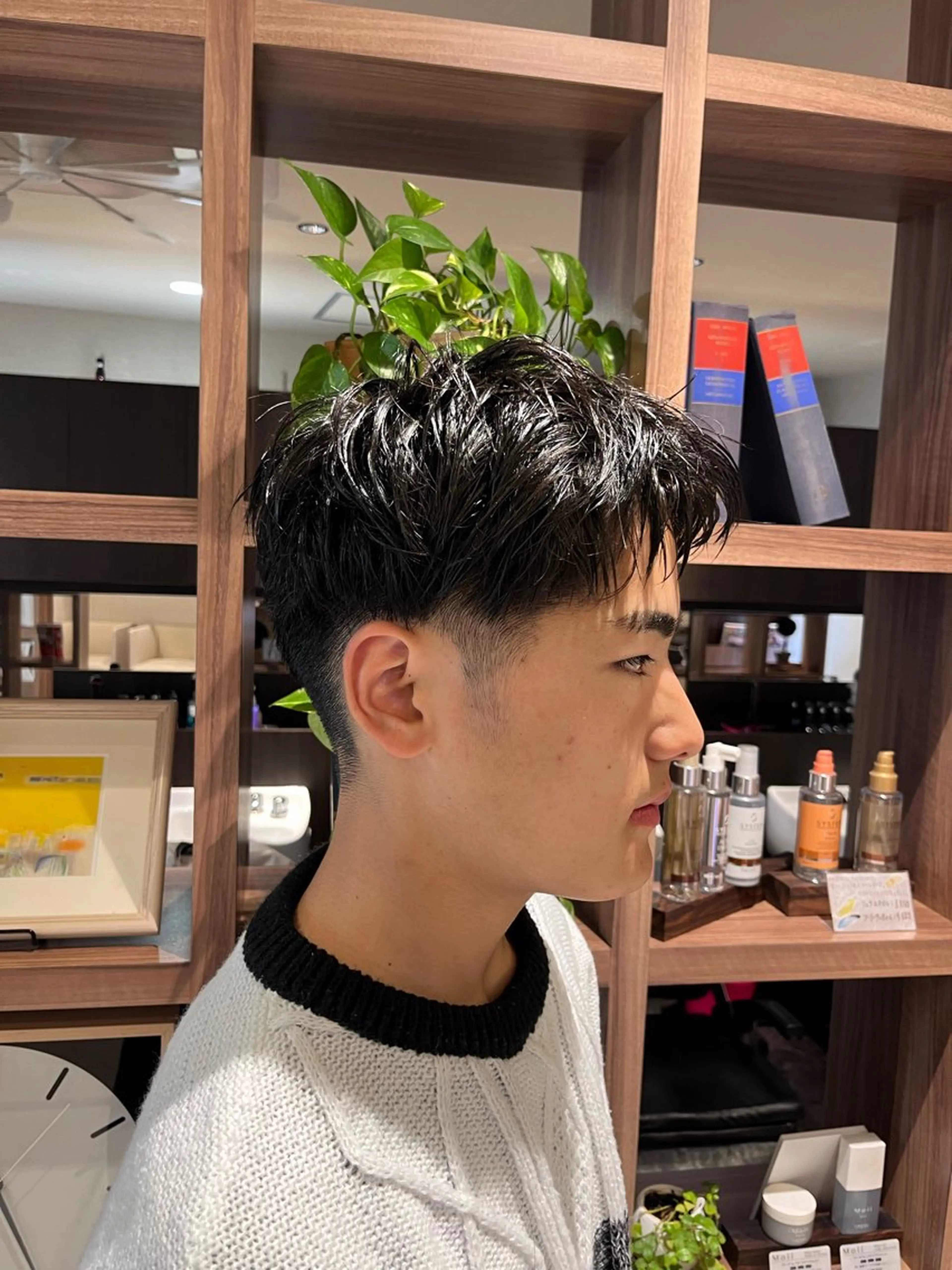 ショート メンズ マッシュ カット dogstar小林諒 パーマ/レイヤーのヘアスタイル