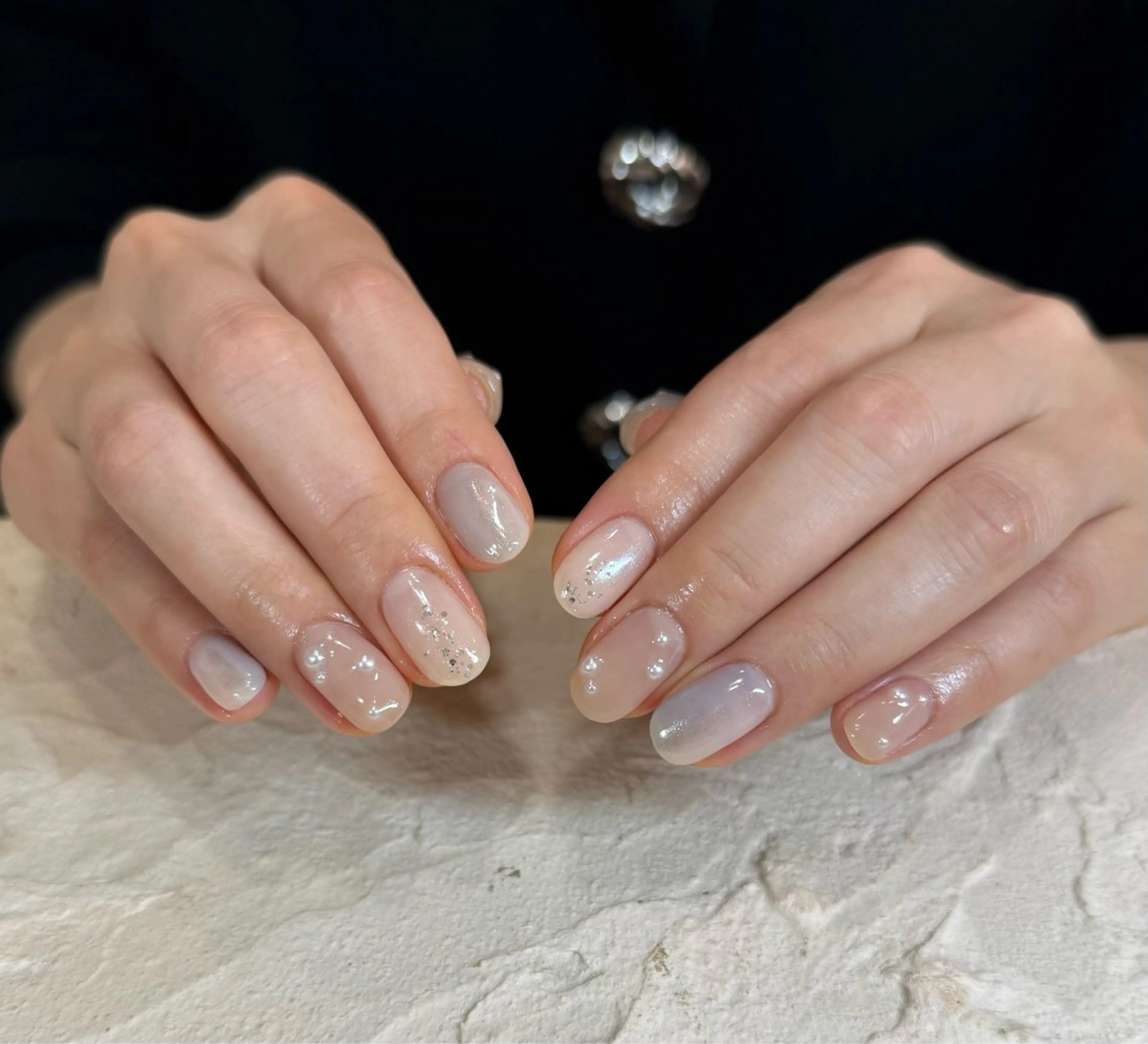 ネイル ブルー May. by Charmeのネイルデザイン