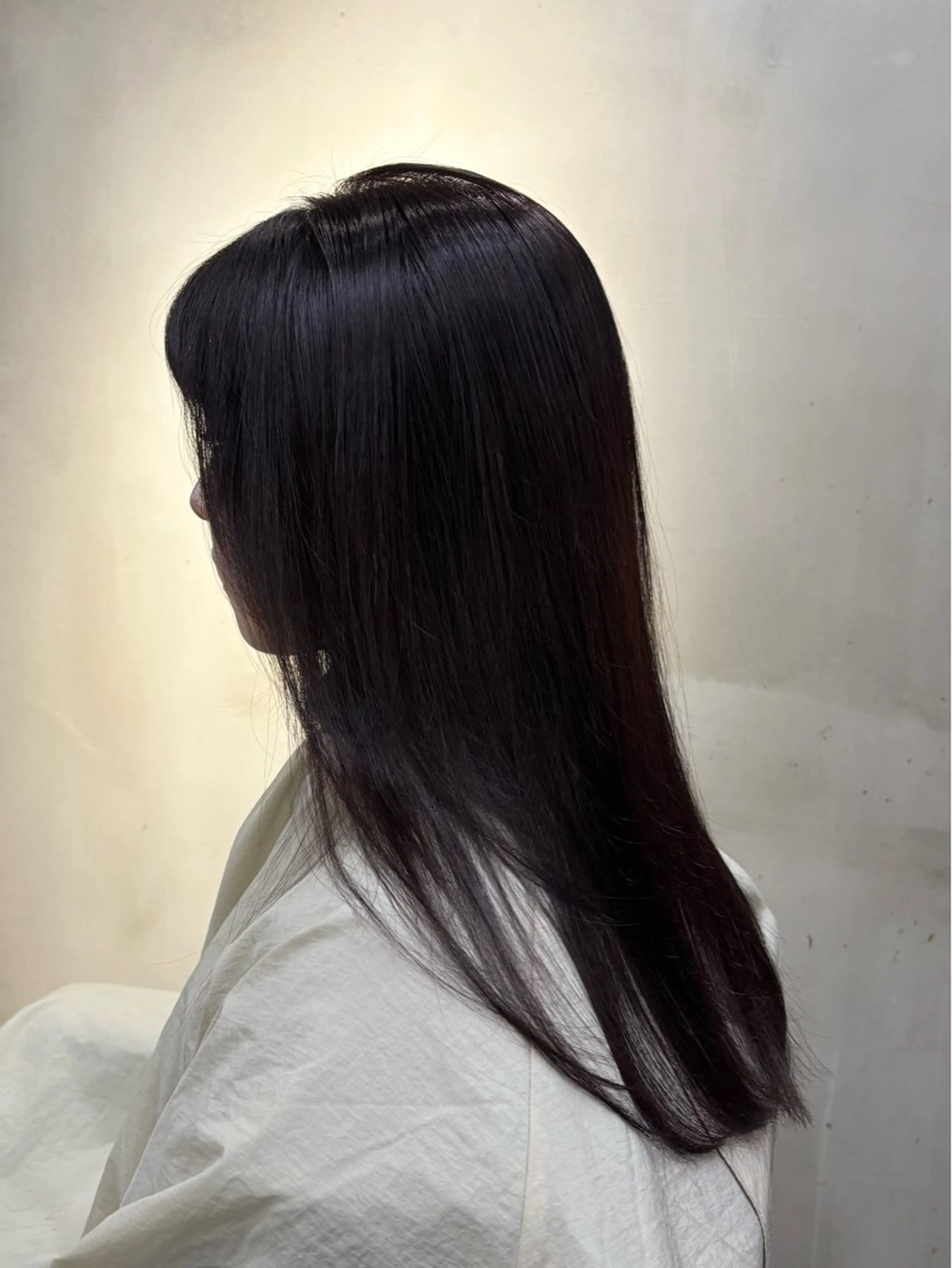 セミロング カラー ブラウンカラー バイオレットカラー バイオレットブラウン ヘアカラー 中園康 /カラー/ブリーチのヘアスタイル