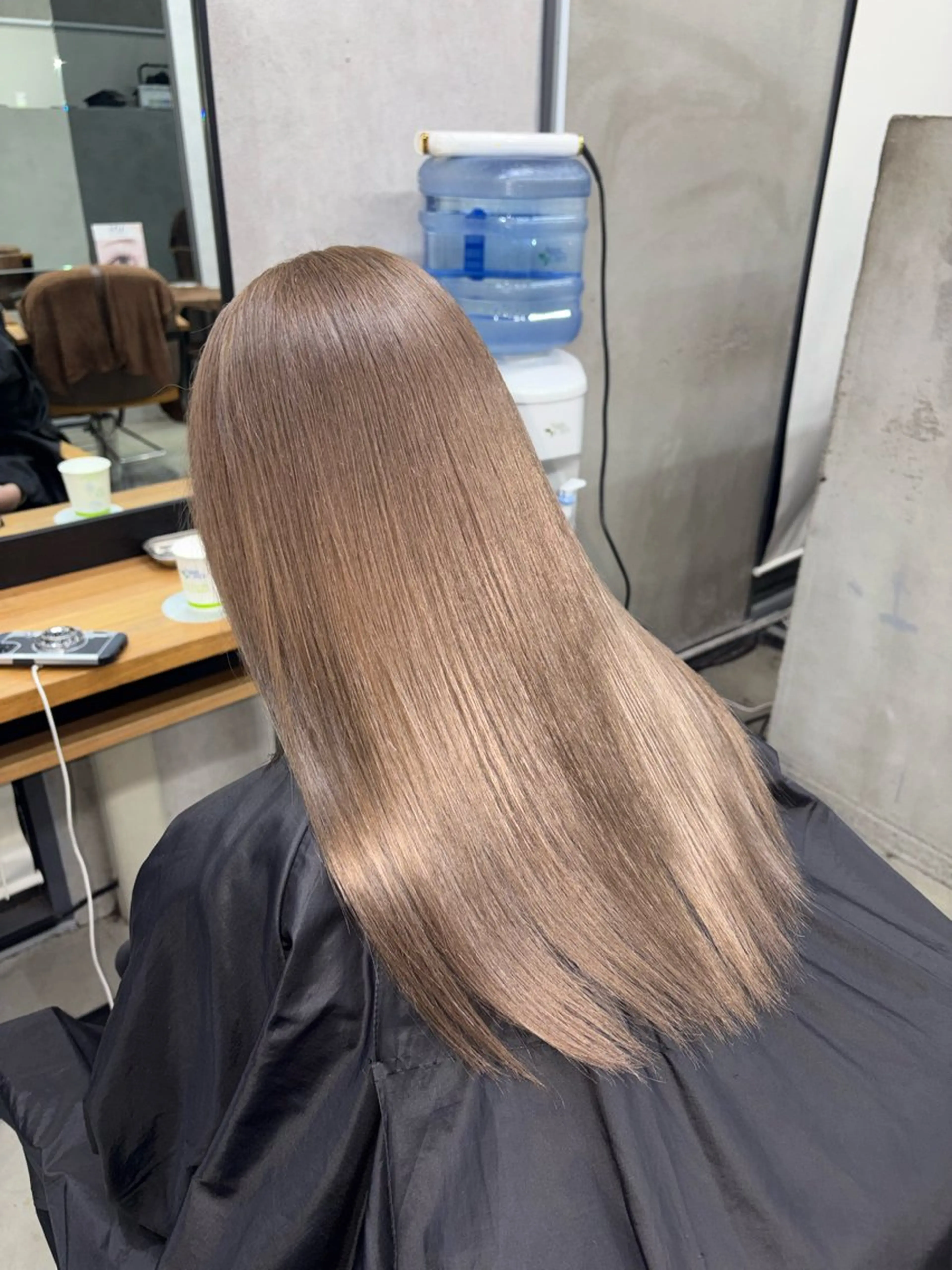 ロング カラー ヘアカラー トリートメント 天神/ハイトーン/艶 カラー/Miharuのヘアスタイル