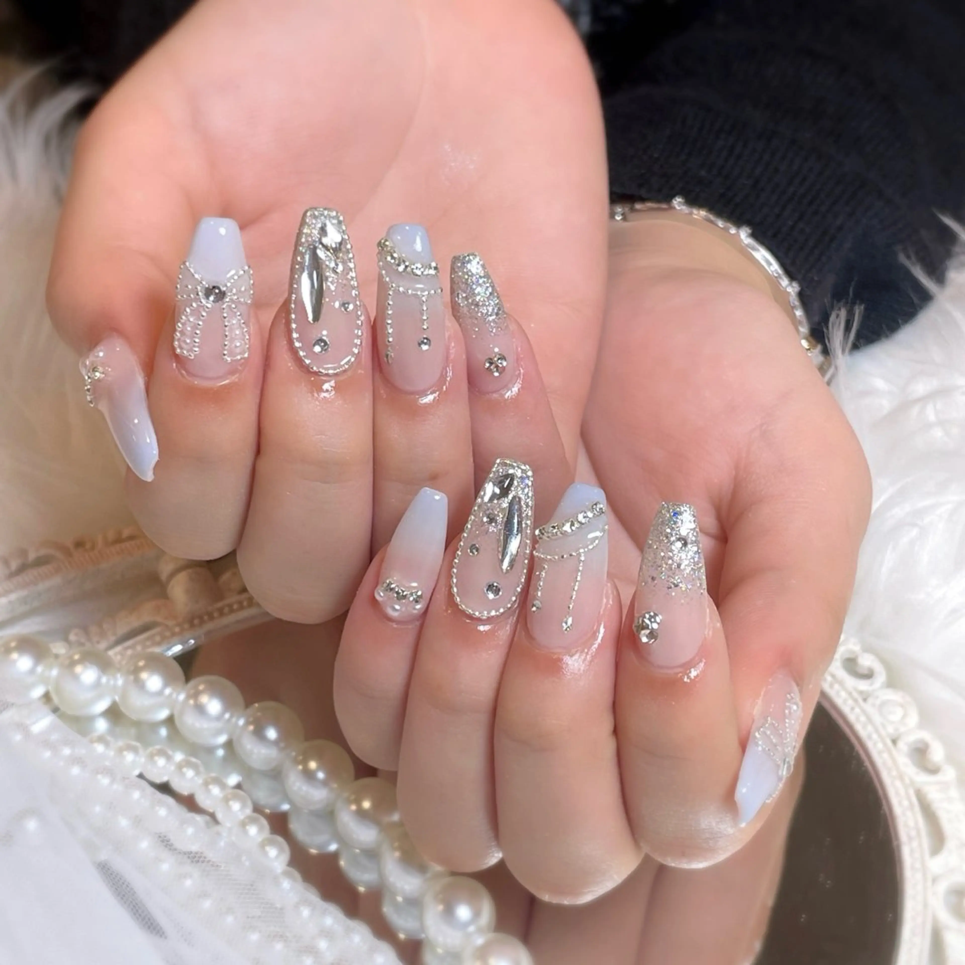 ネイル ハンドネイル yurika 🌷.*･ﾟのネイルデザイン