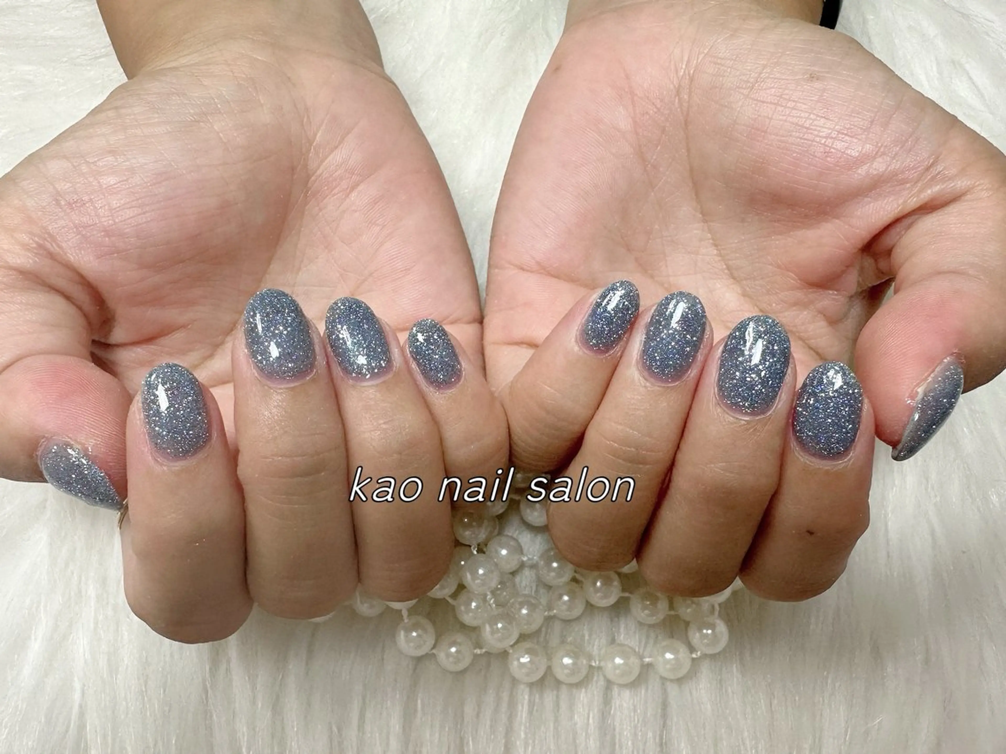 ネイル チークネイル 長さ出し フレンチネイル ジェルネイル ガラスフレンチ ハンドネイル kao nail マグネット/長さだしのネイルデザイン