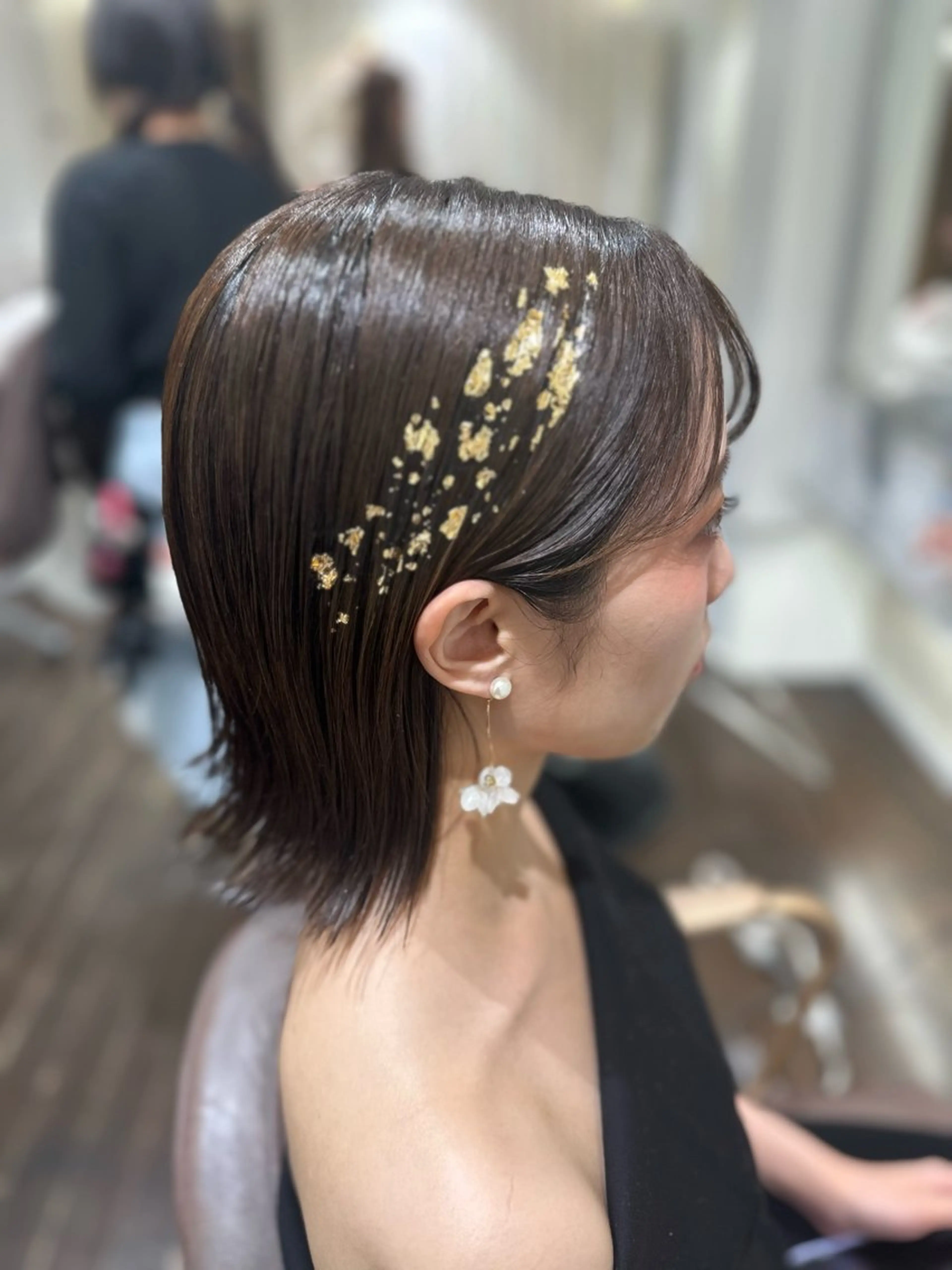 ミディアム ヘアセット 韓国カラーお任せ❤️ アサコサユリ🎀の眉毛・アイブロウイメージ