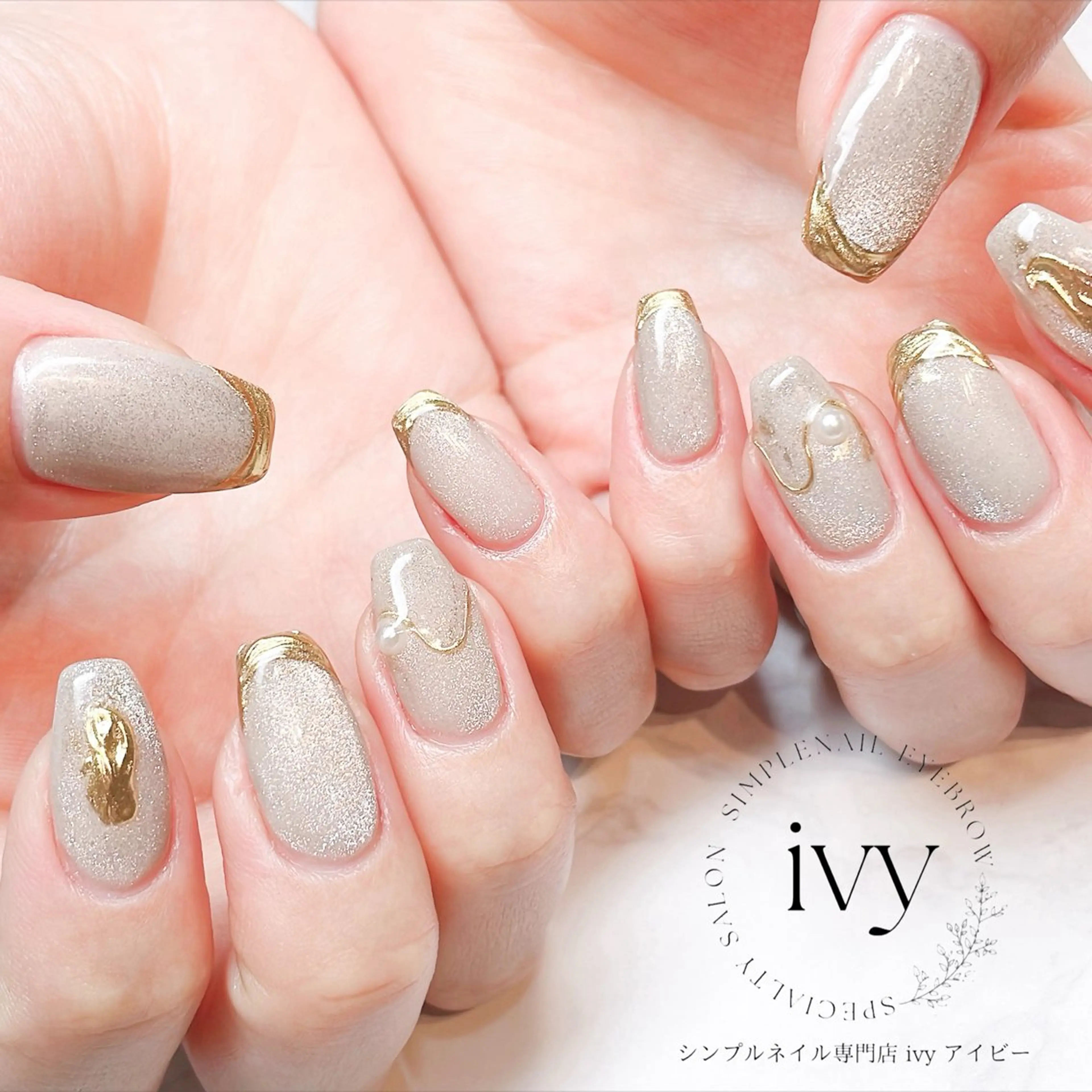 ネイル シンプルネイル専門店 ivy アイビーのネイルデザイン