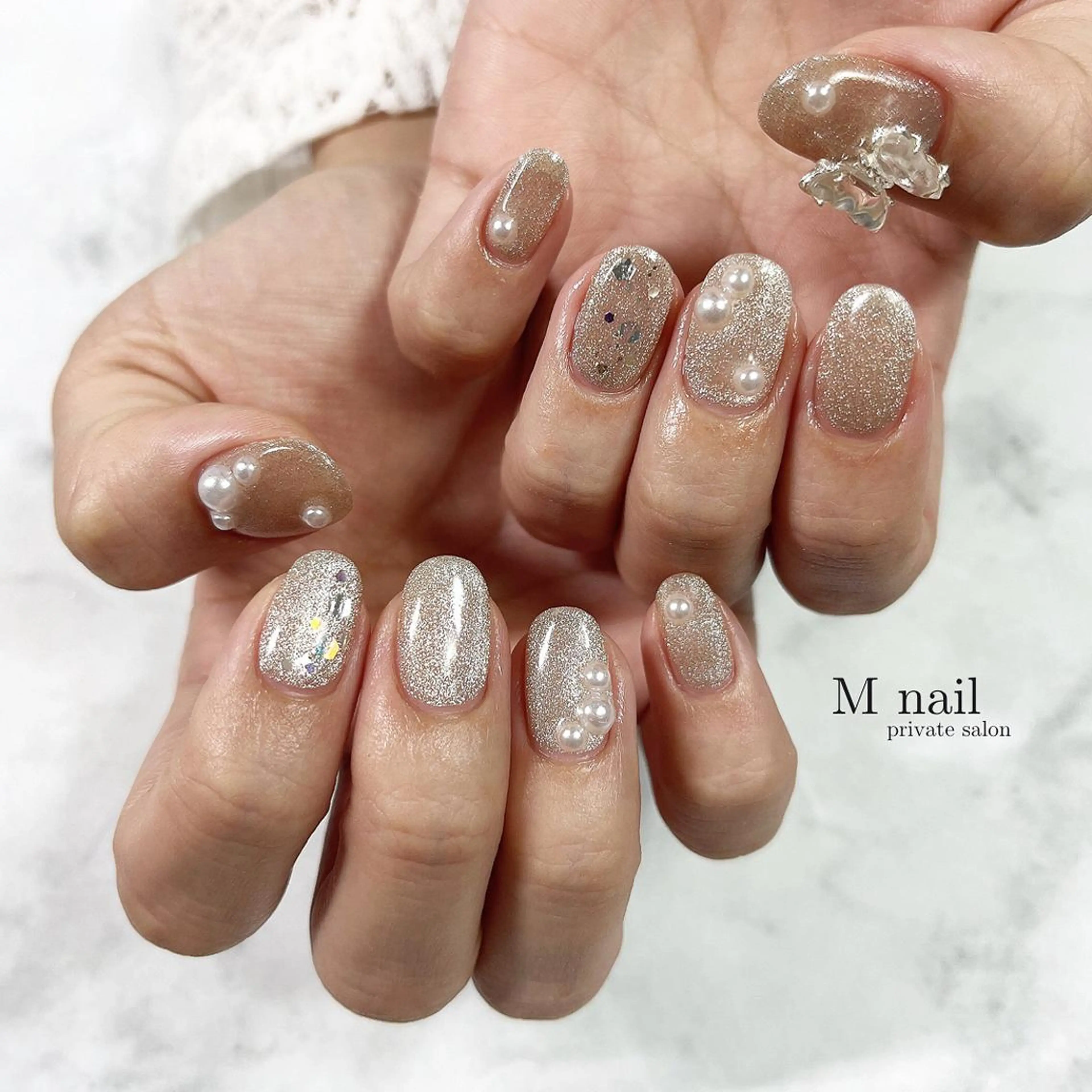 ネイル マグネットネイル ハンドネイル M nailのネイルデザイン