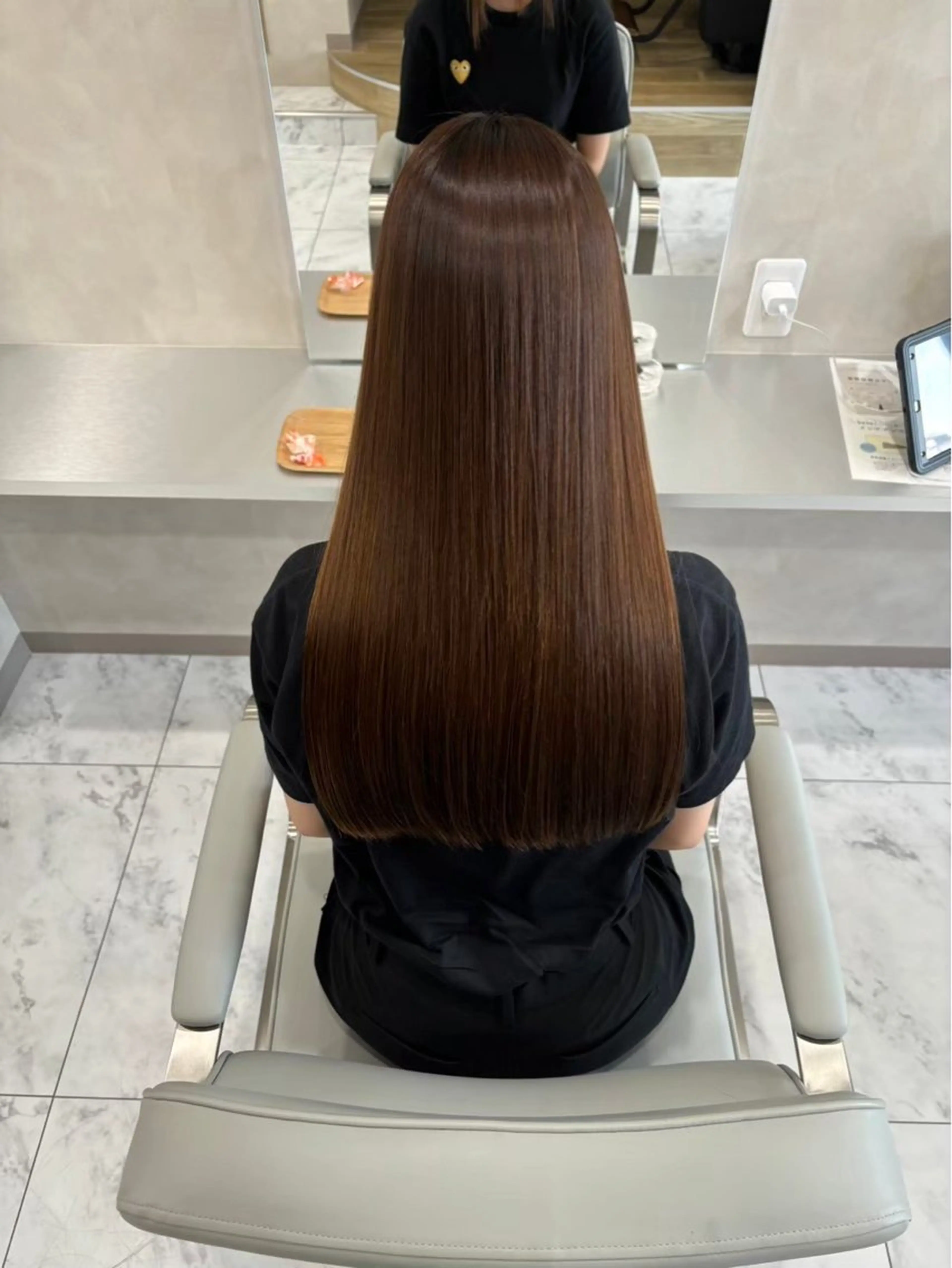 ロング ショートボブ ボブ ハッシュカット ハイライト 髪質改善 荒金 大翔のヘアスタイル