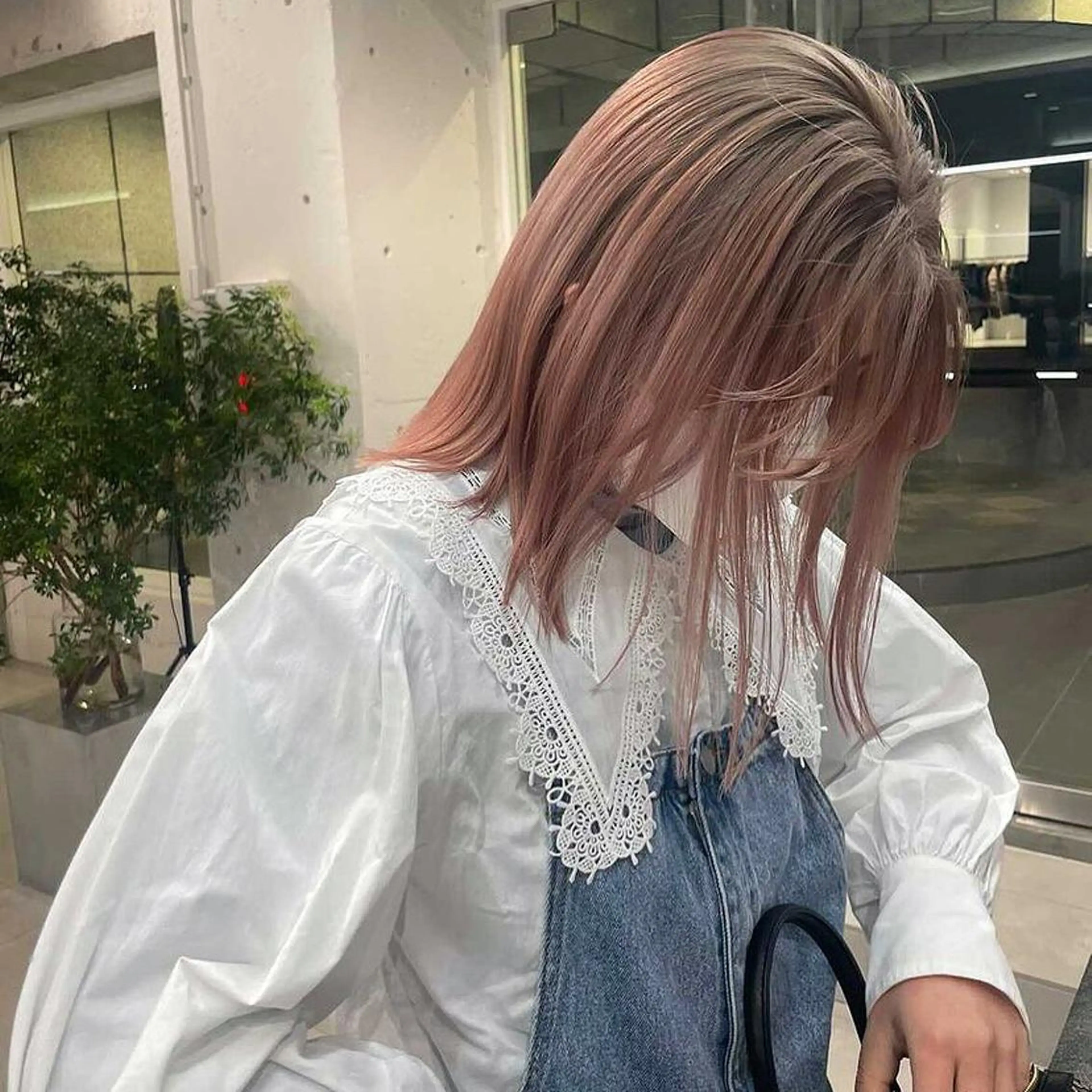 ミディアム カラー 中韓𝐌𝐈𝐗🩶 𝐘𝐔𝐊𝐀のヘアスタイル