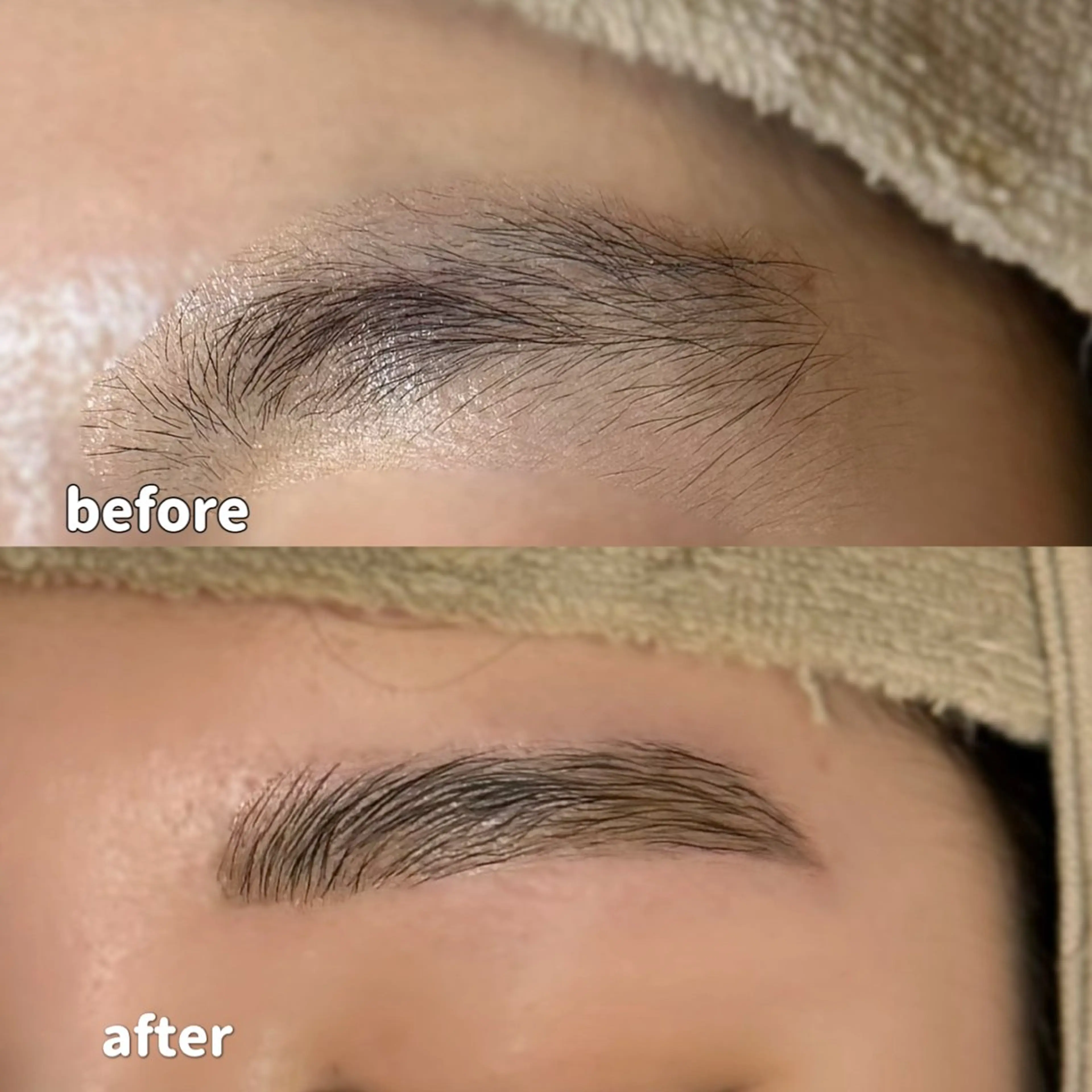 アイブロウ ハリウッドブロウリフト Crevia Chieのマツエク・マツパデザイン