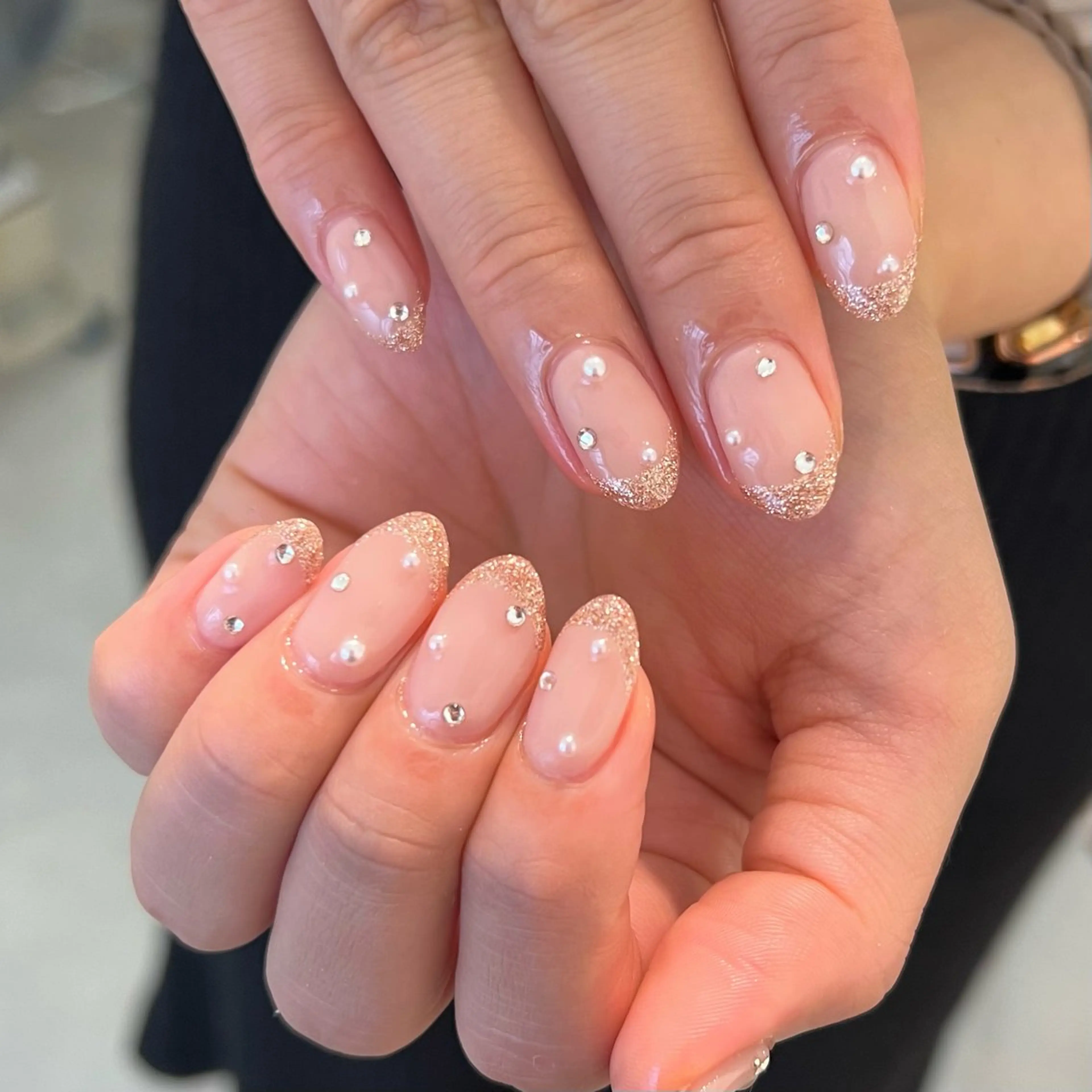 ネイル ハンドネイル sio.nail&eyebrow salon shimokitazawa2号店所属・nailist mana𖤐´-のネイルデザイン