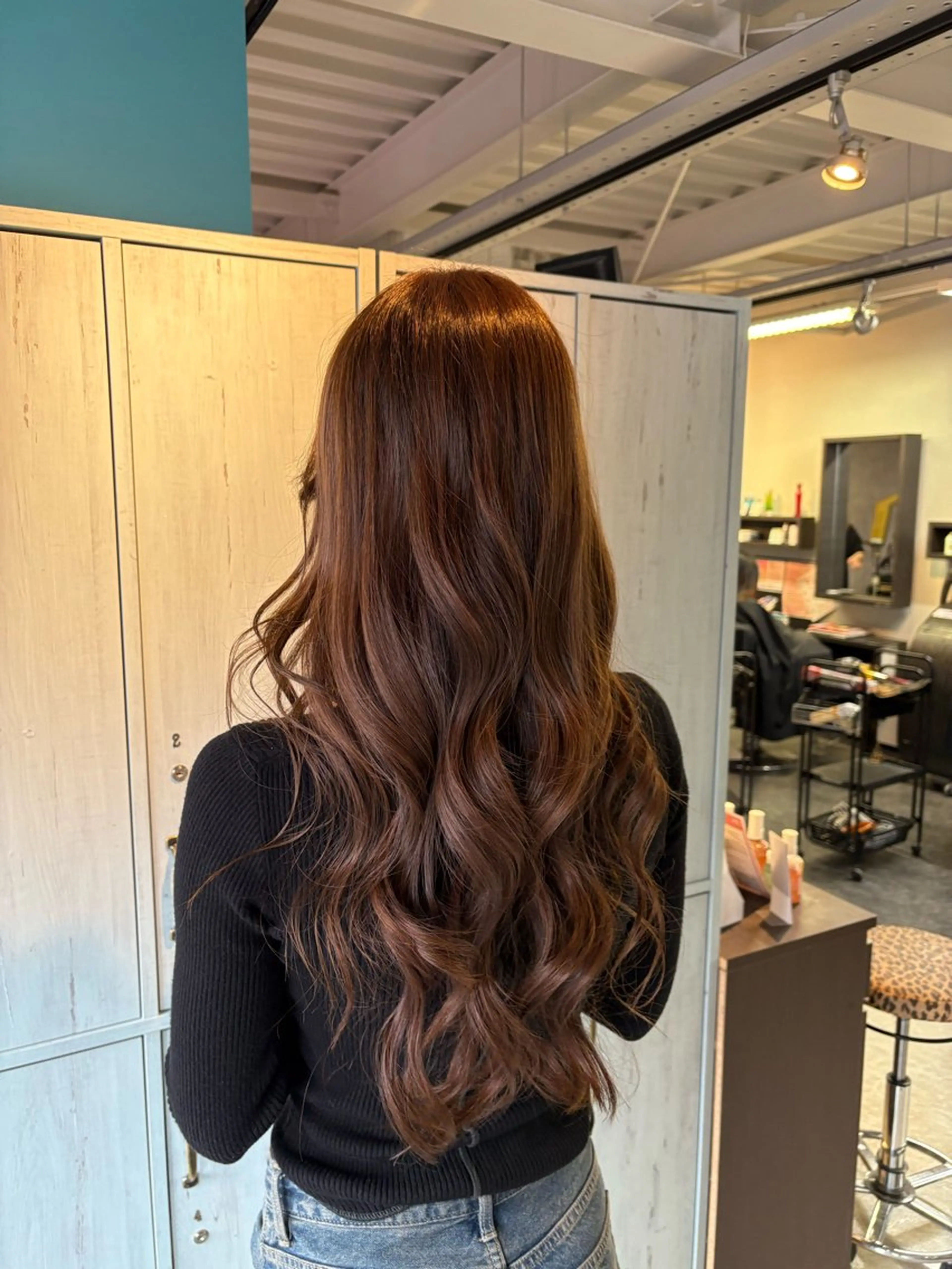 ロング ヘアカラー 喜多 佐和のヘアスタイル