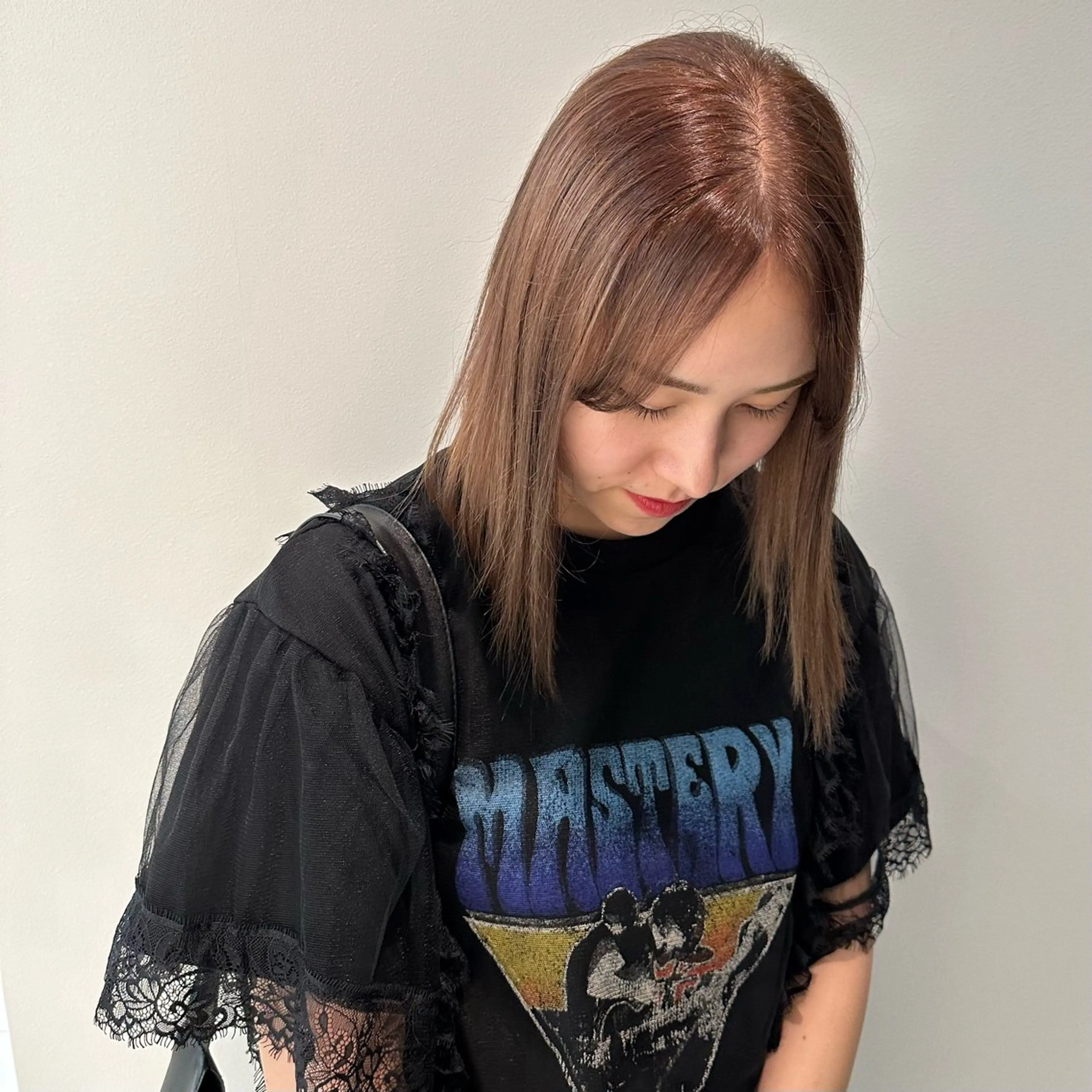 ミディアム カラー ‪広瀬快斗／ツヤ髪 /似合わせカラー🌱のヘアスタイル