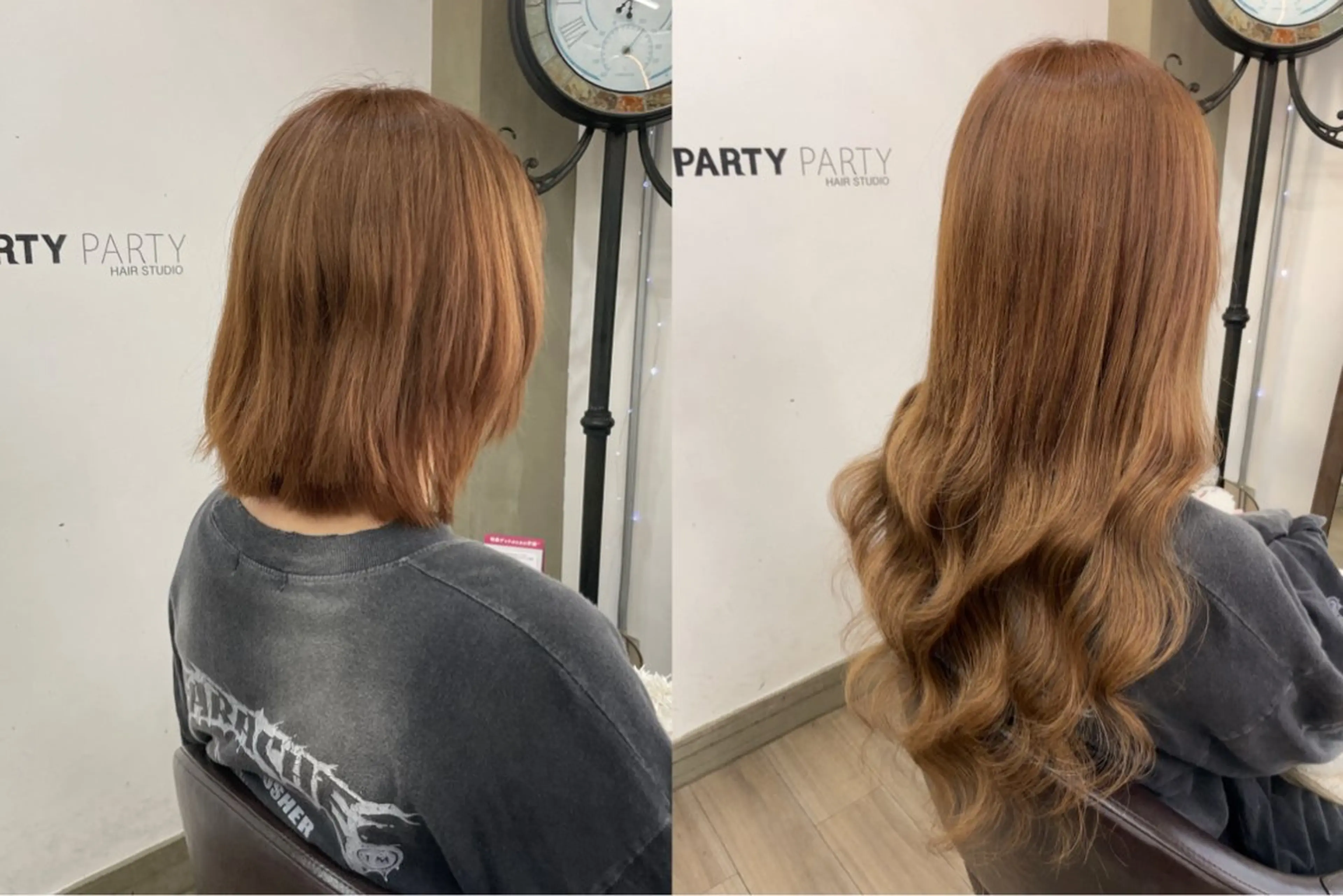 ショート プルエクステ エクステ プルエクステ界隈 ハイトーン/カツオ✨のヘアスタイル