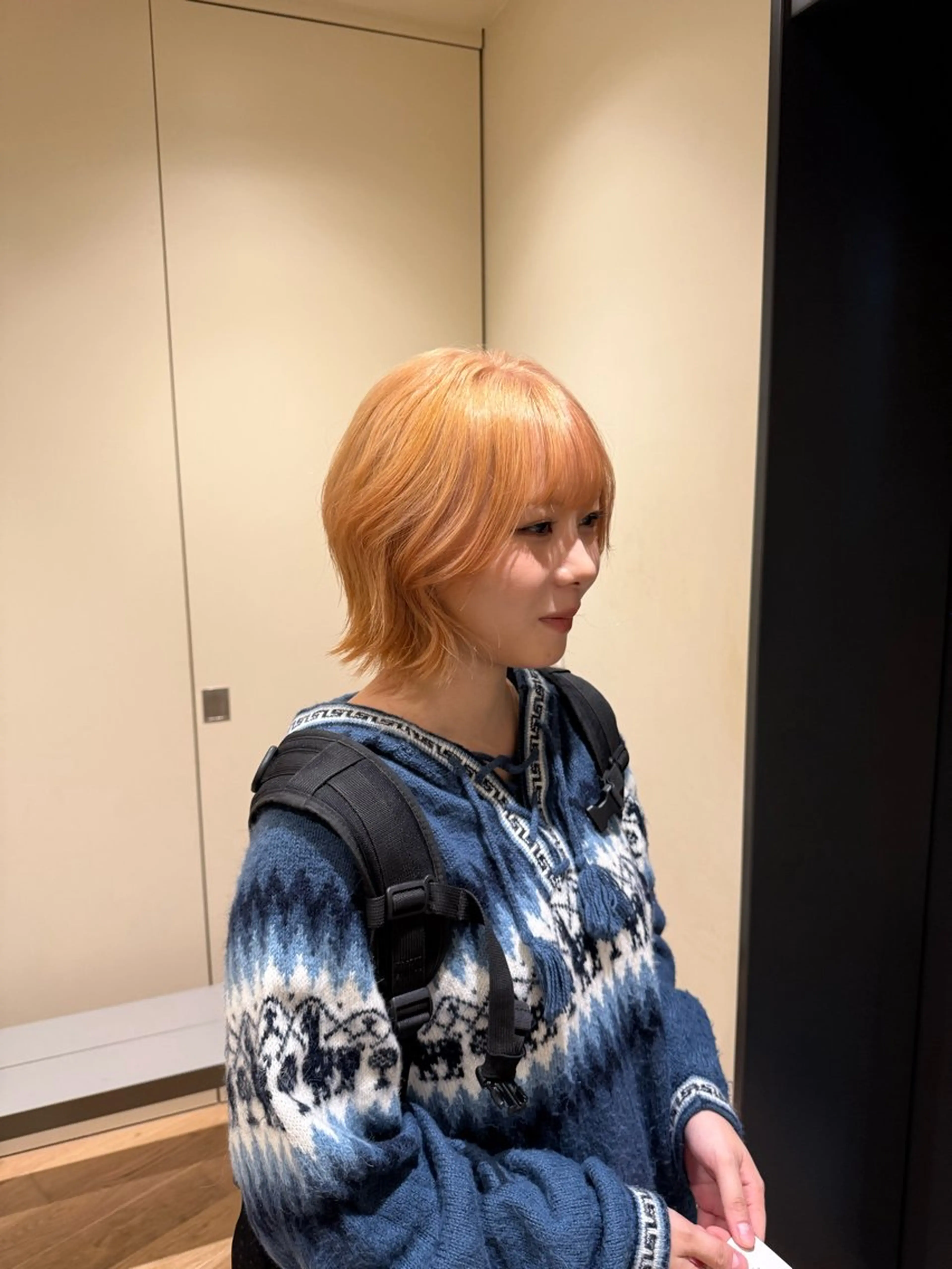 カラー ダブルカラー ヘアカラー cope’u HAVEN所属・原宿デザインカラー★ チェウォンのヘアスタイル