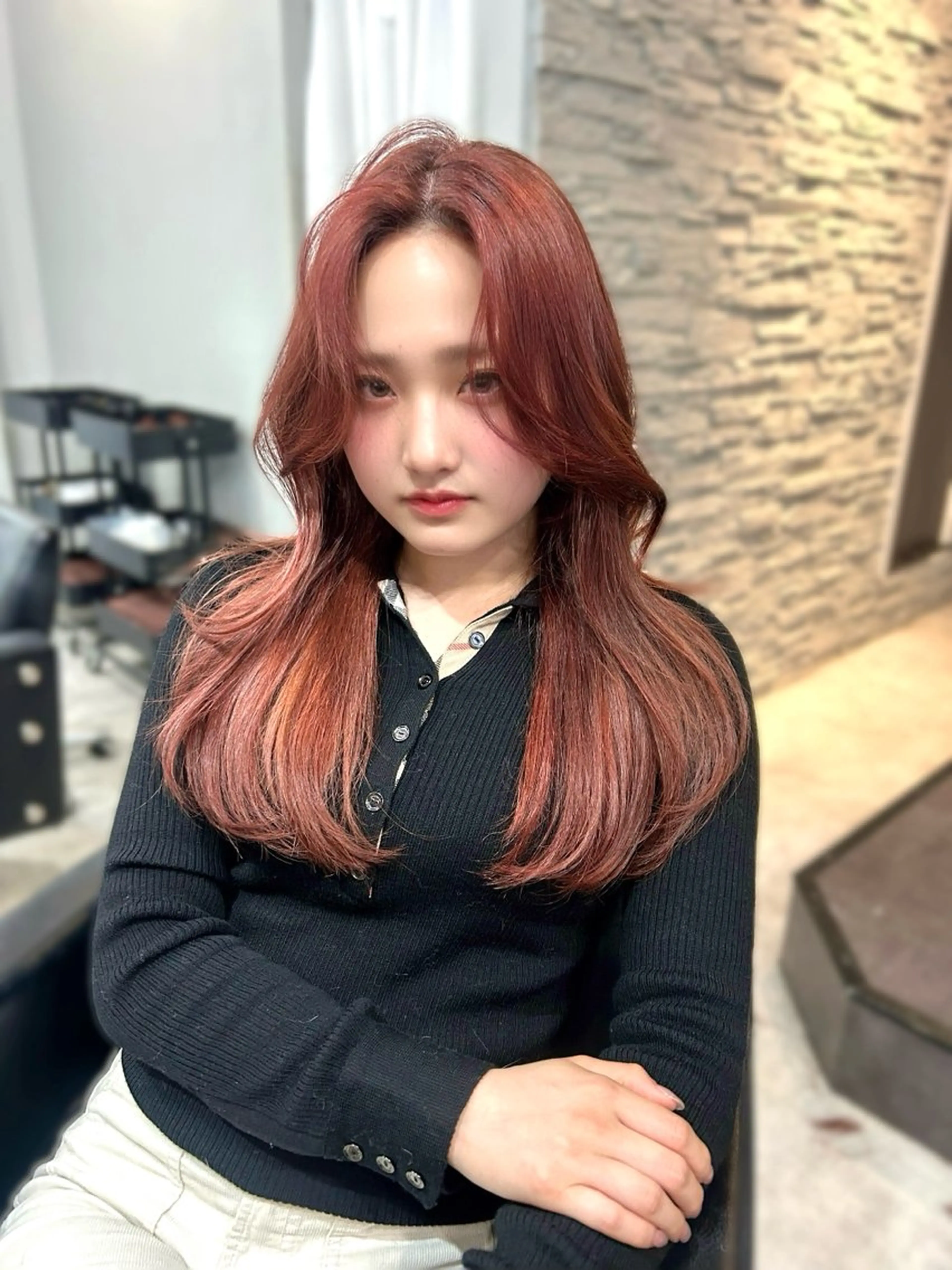 ロング カラー カット ヘアカラー トリートメント 💘大人可愛く💘 Natsuki❥❥❥のヘアスタイル