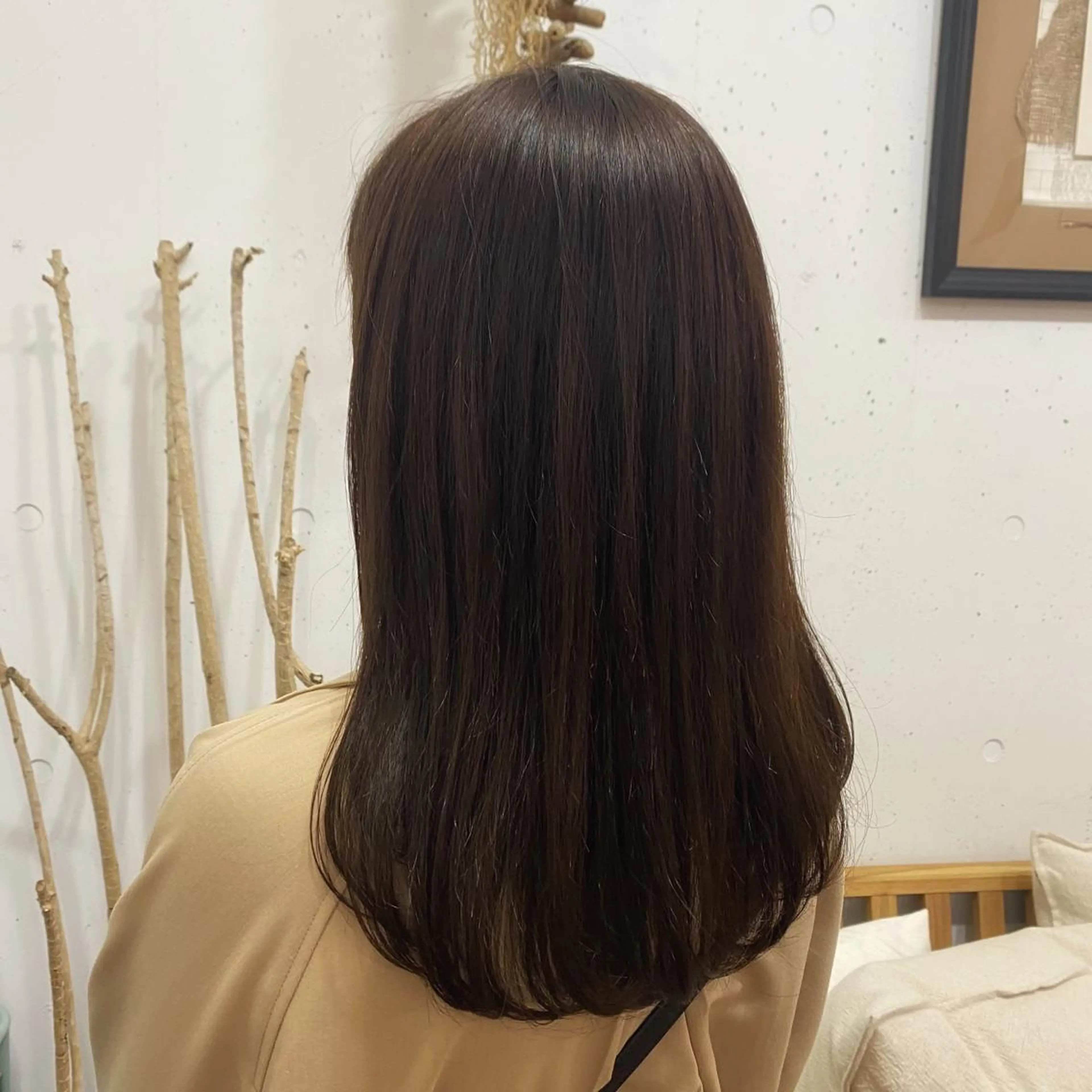 セミロング カラー 🪭risa 暖色/レイヤー🪭のヘアスタイル