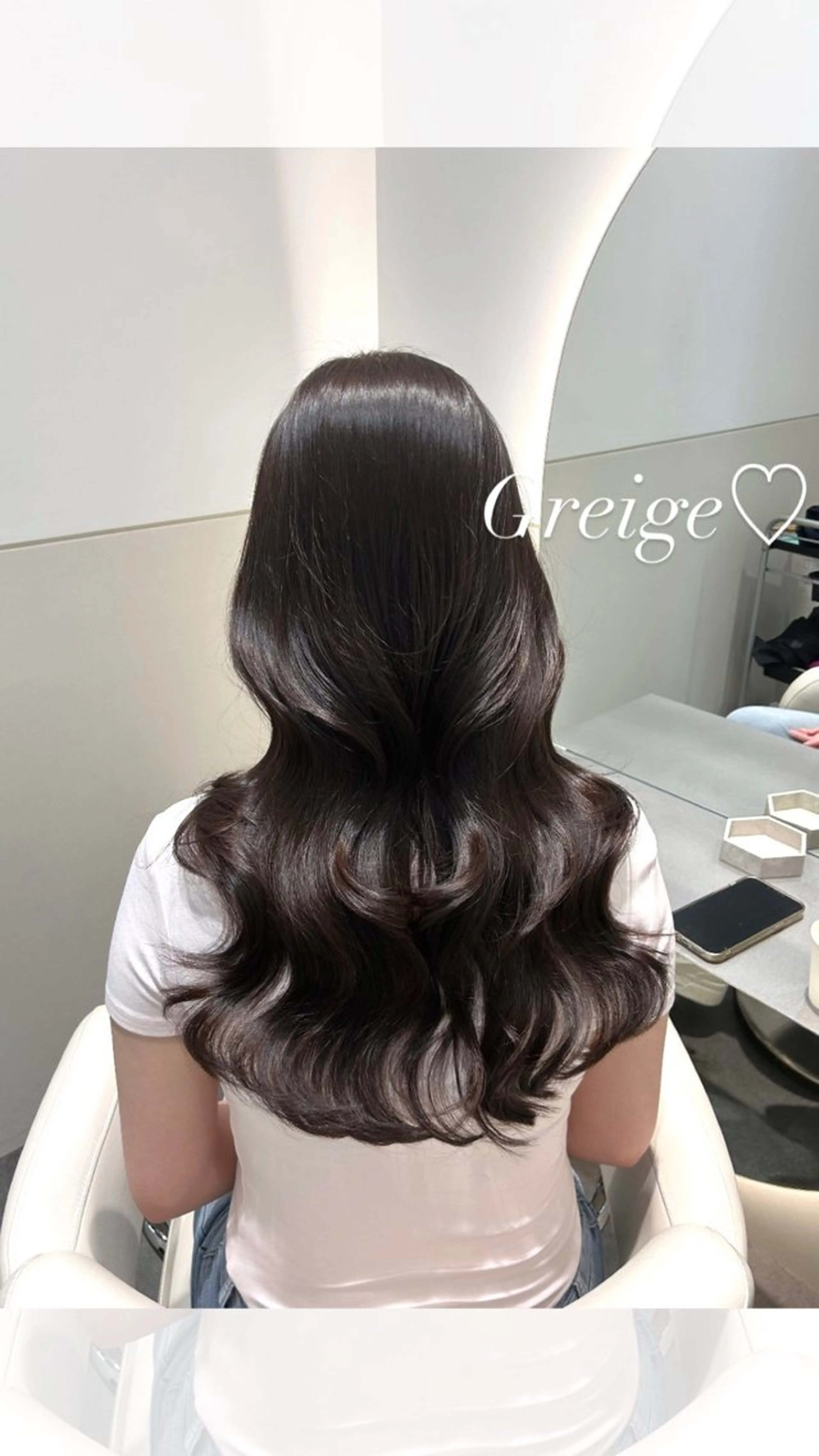 ロング カラー カット ヘアカラー トリートメント 🩷韓国ヘア/ヨシン モリ🩷Maikaのヘアスタイル