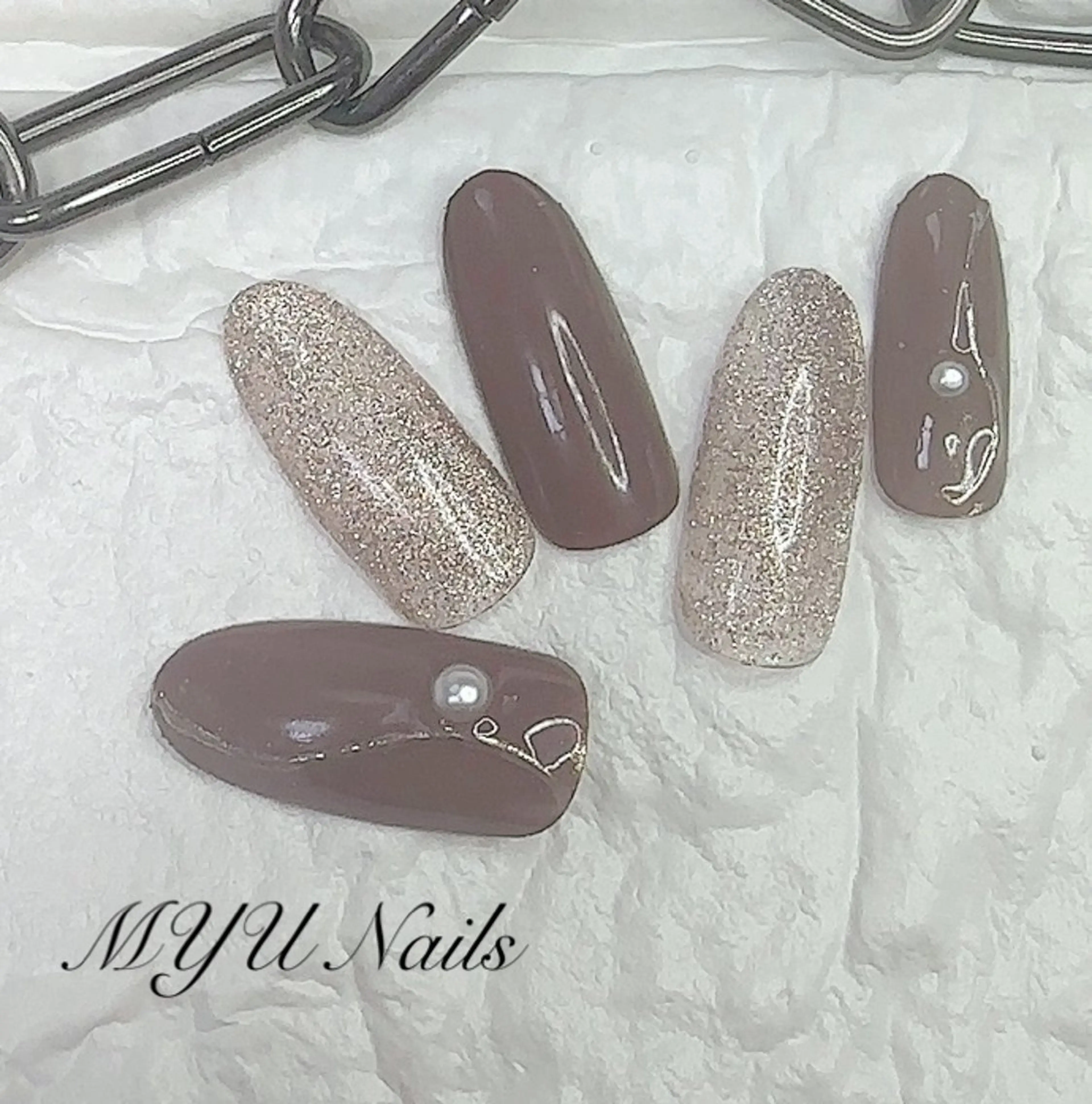 ネイル ハンドネイル ニュアンスネイル🌈 MYU Nailsのネイルデザイン