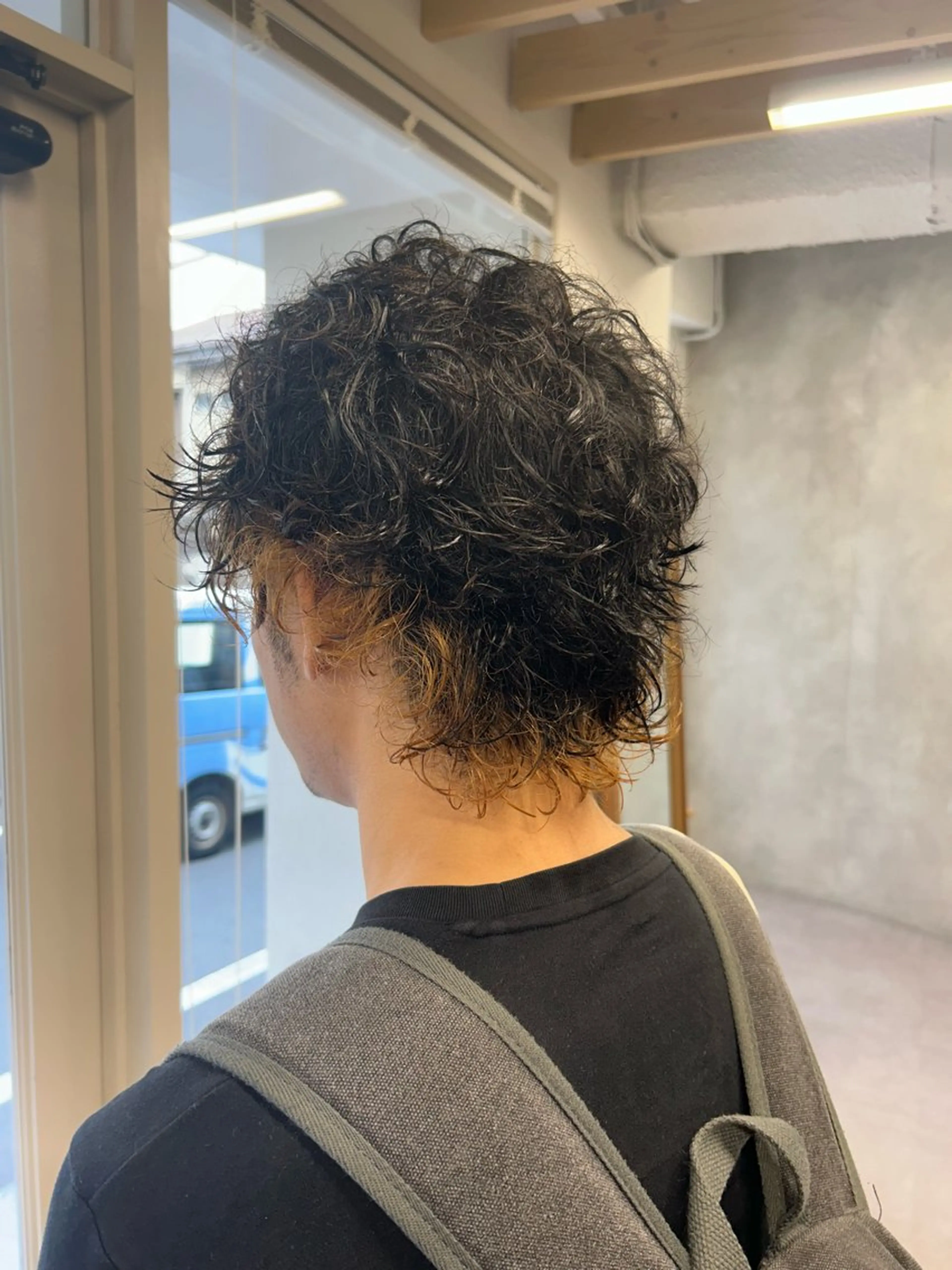 ショート メンズ くせ毛 ayu omochaのヘアスタイル