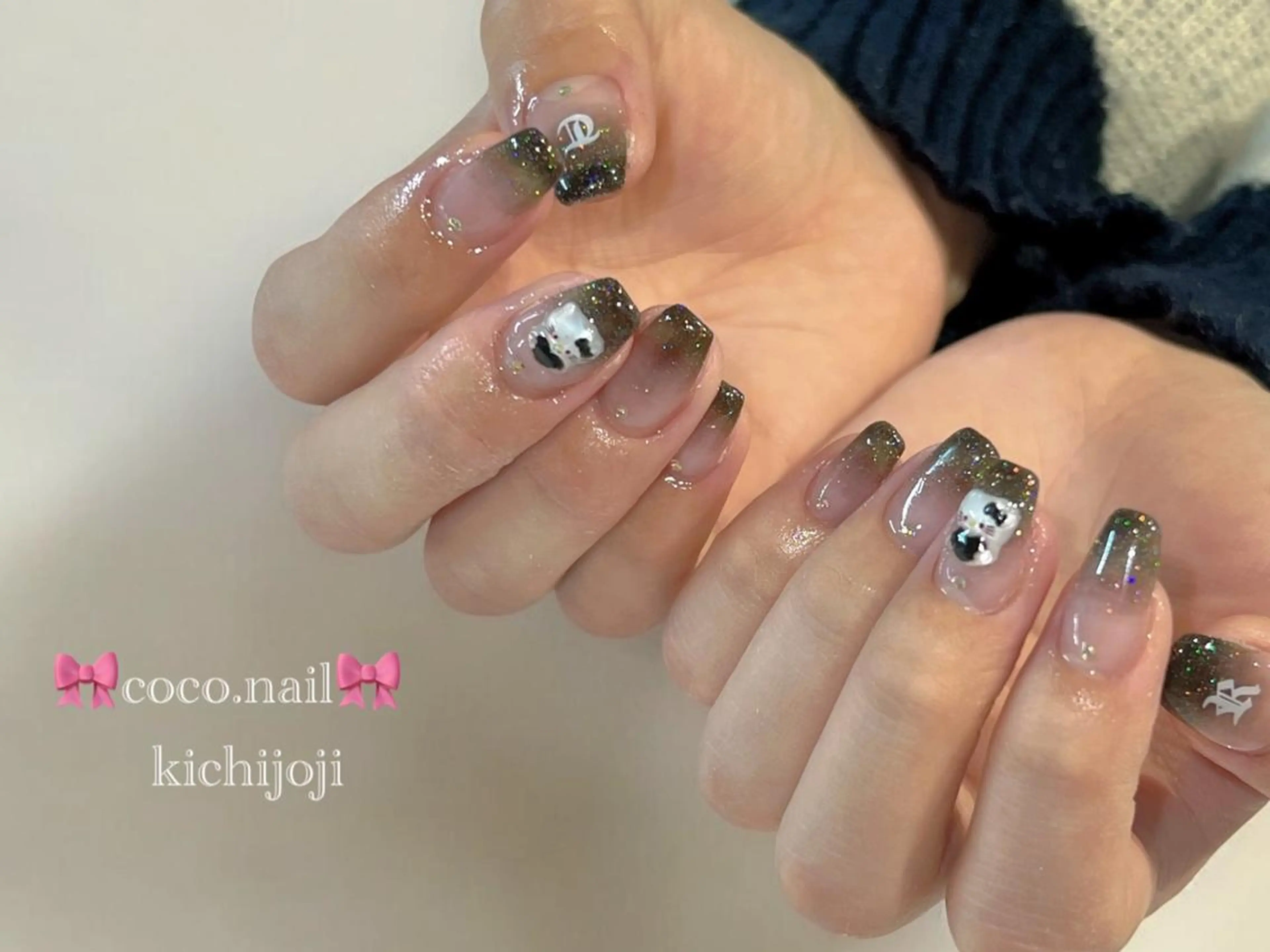 オフ有りネイルモニター🌟フレンチ、カラグラ🎀の写真