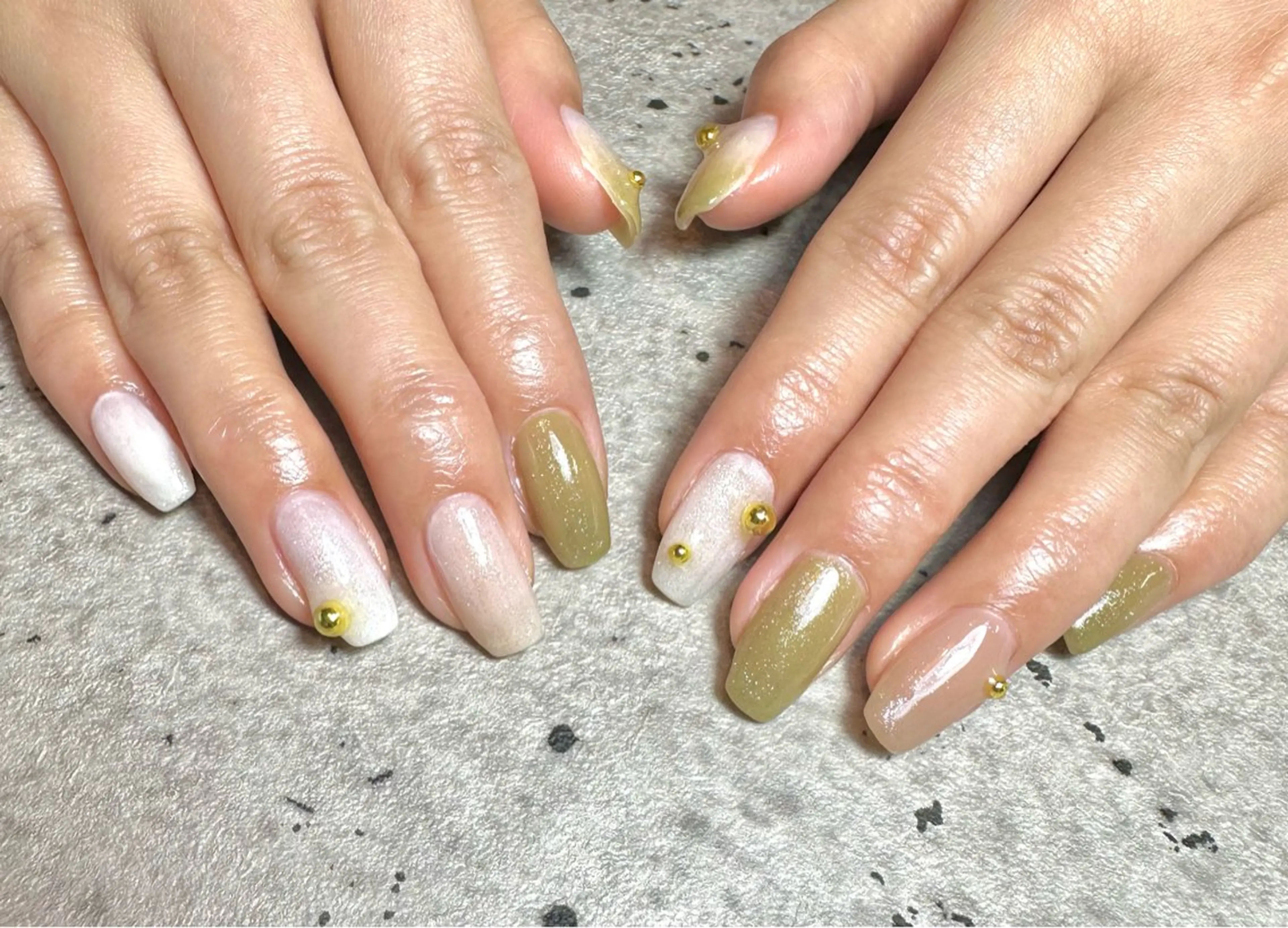 ネイル 夏ネイル ハンドネイル フットネイル GéRanium Harukaのネイルデザイン