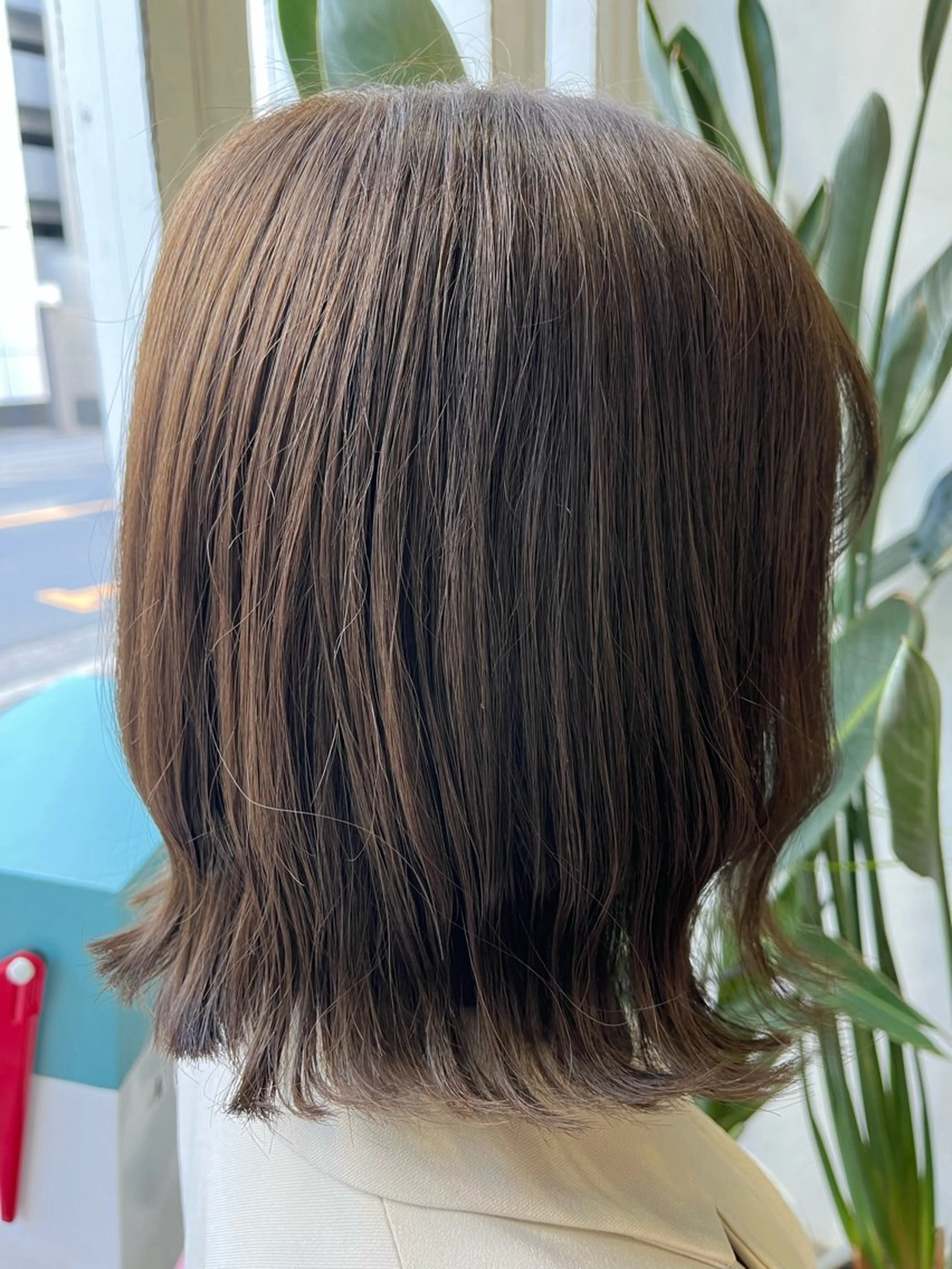 ミディアム ボブ 外ハネヘア Eleanor 池袋 🧸Madoka🧸のヘアスタイル