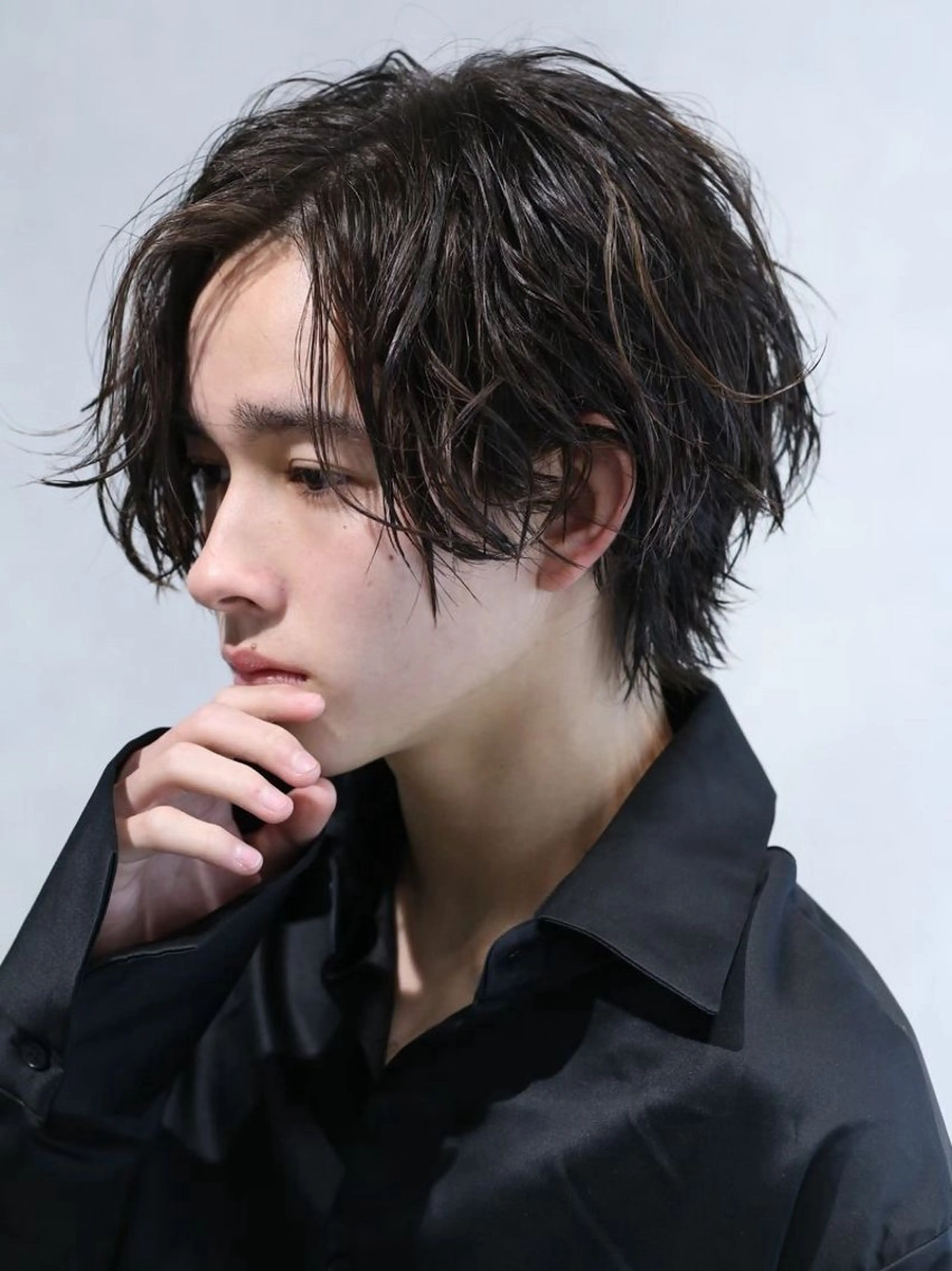 メンズ 縮毛矯正・透明感 カラー💙acoのヘアスタイル