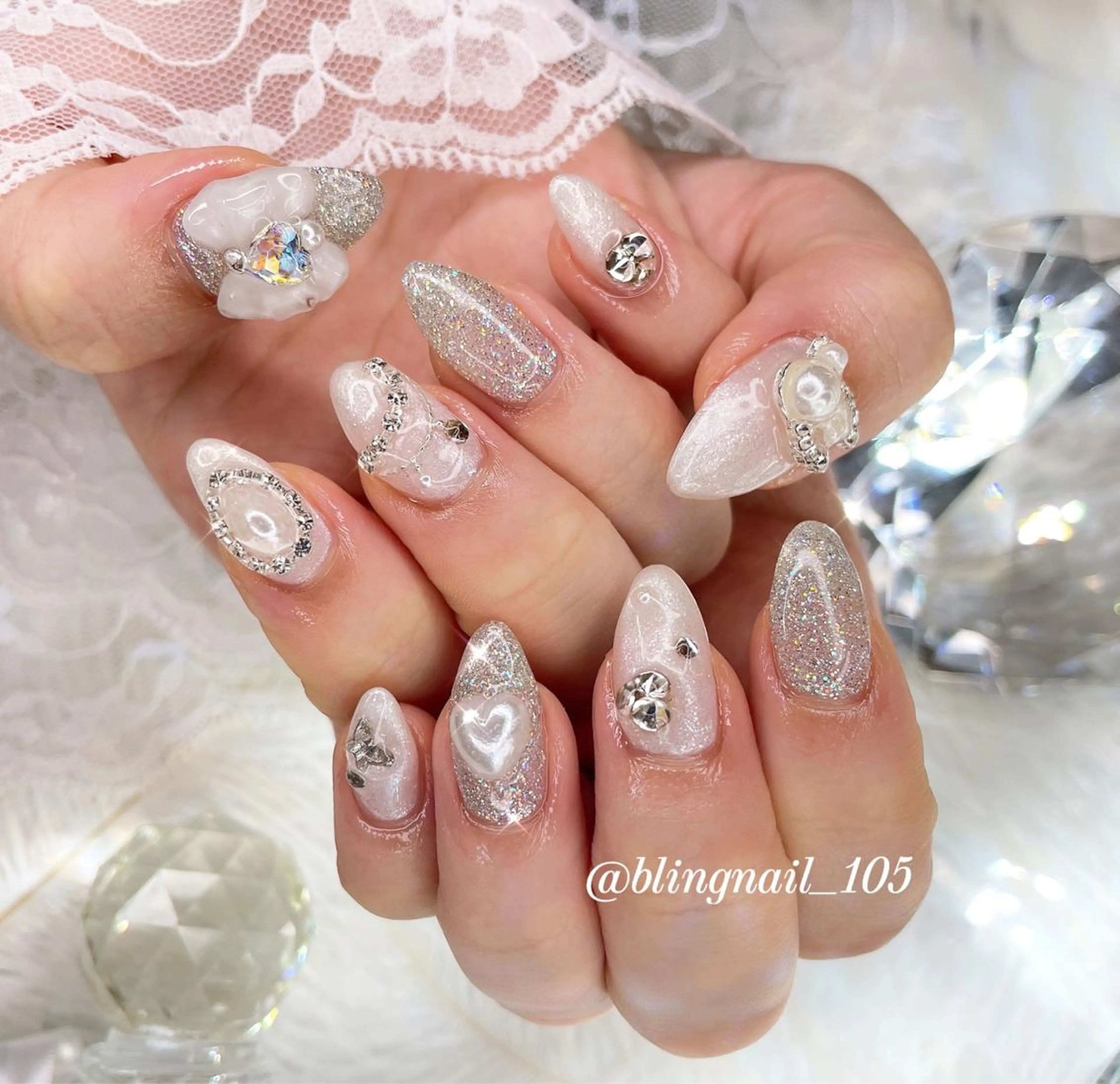 ネイル 23時まで❤︎韓国、 ワンホンネイルのネイルデザイン