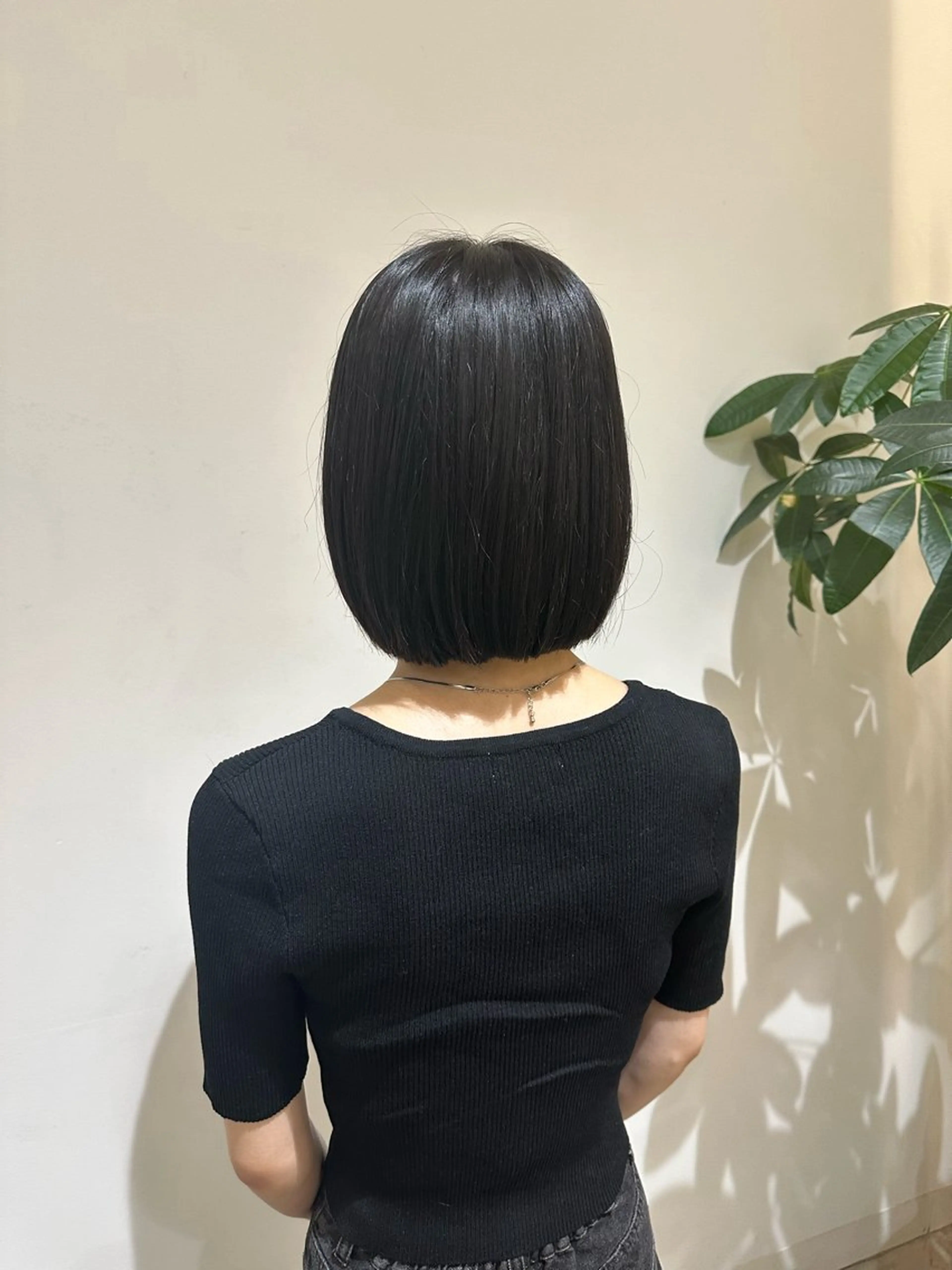 ショート 切りっぱなしボブ ボブ 垣内 奈緒のヘアスタイル