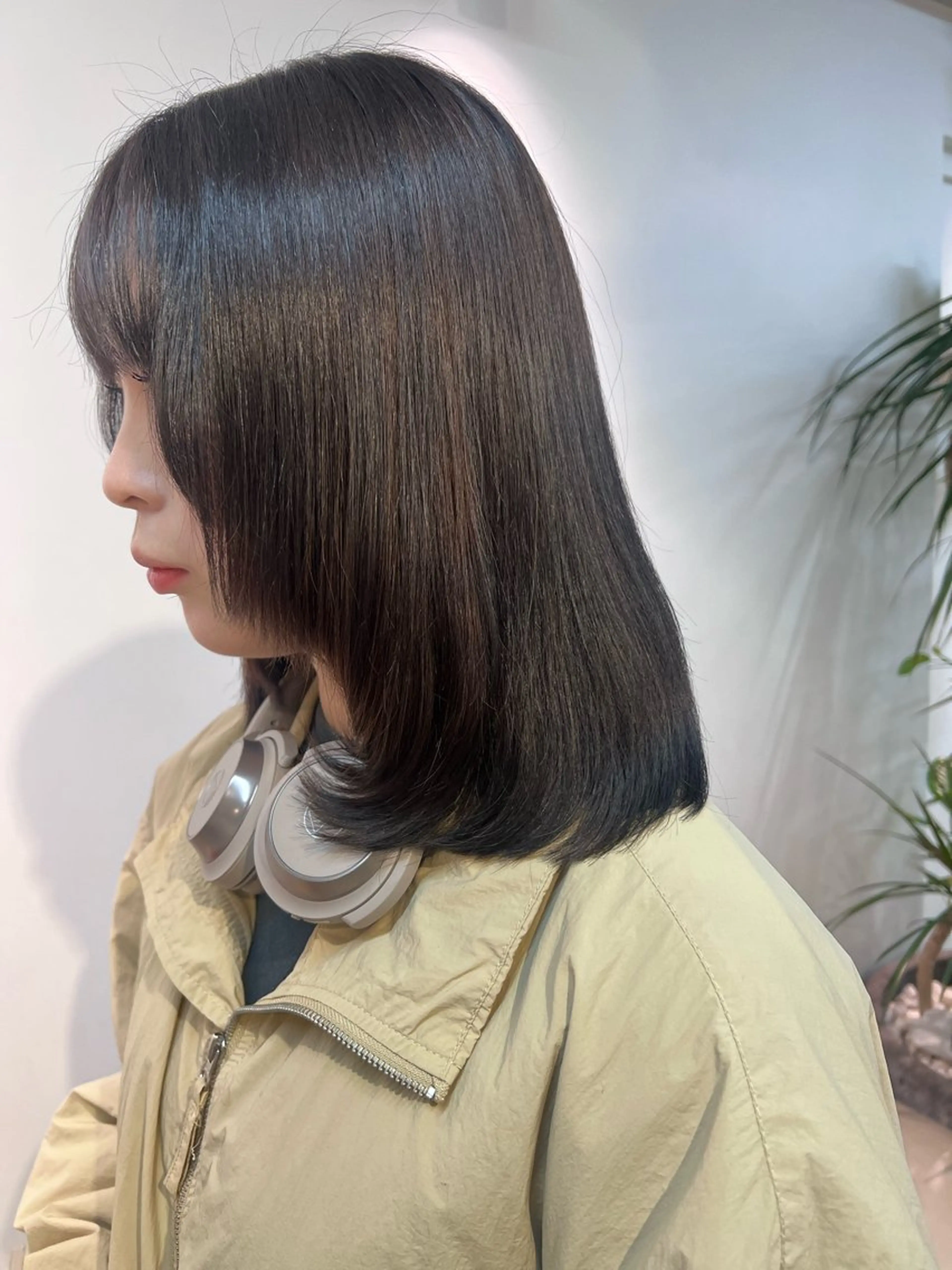 セミロング トリートメント 山中 欧輔のヘアスタイル