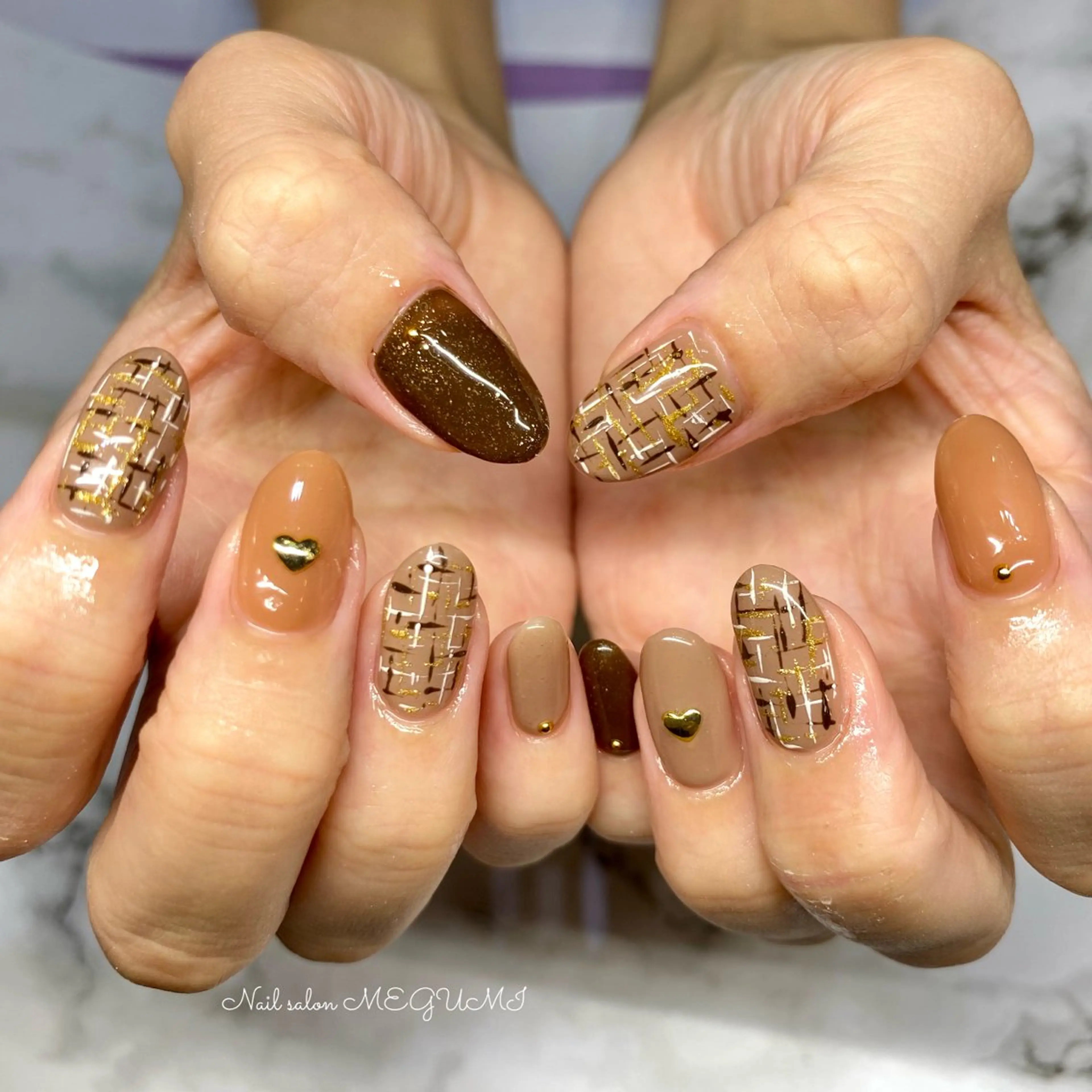 ネイル ゴージャス ハンドネイル Nail salon MEGUMIのネイルデザイン