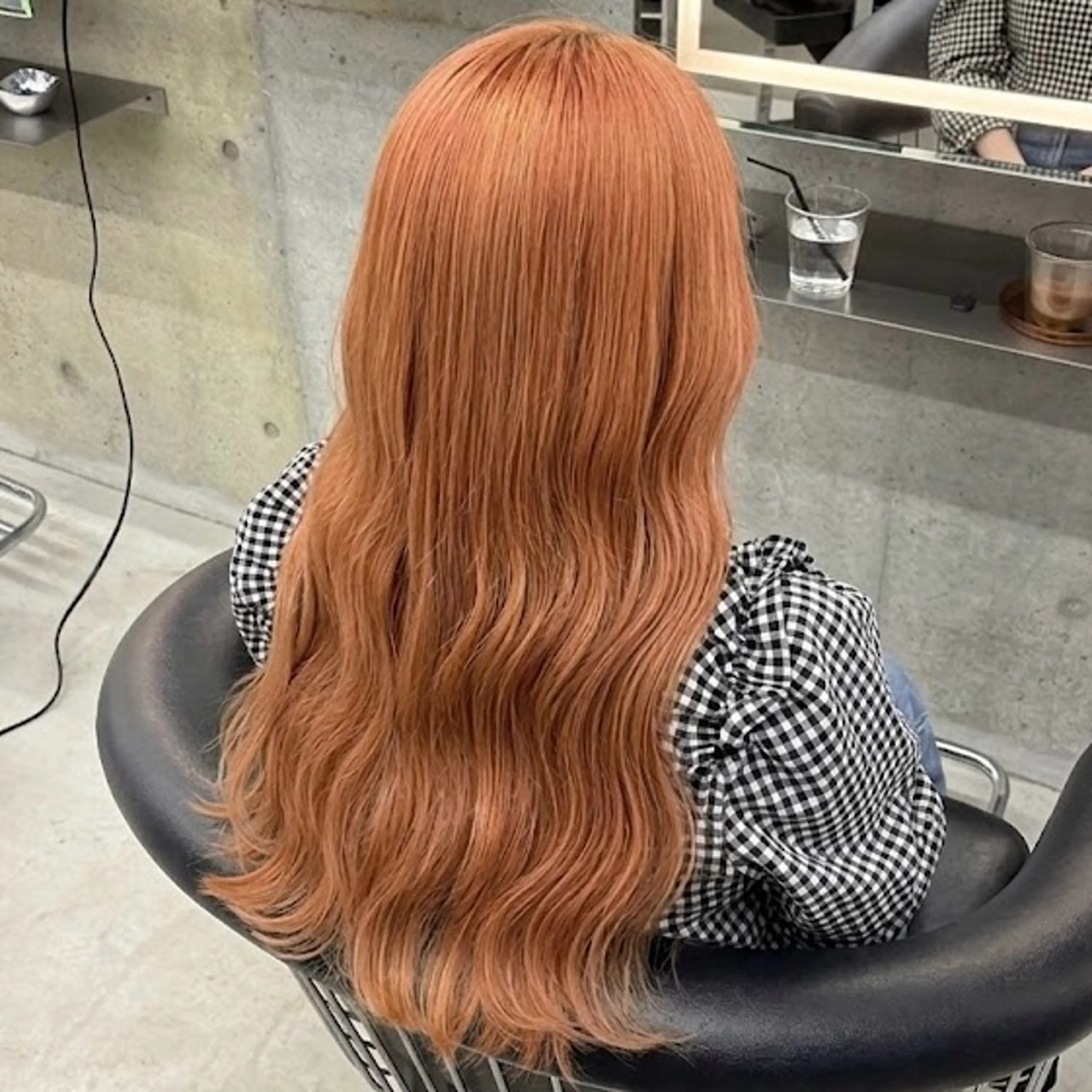 ロング ヘアカラー トリートメント hikari/大名 /暖色カラーのヘアスタイル