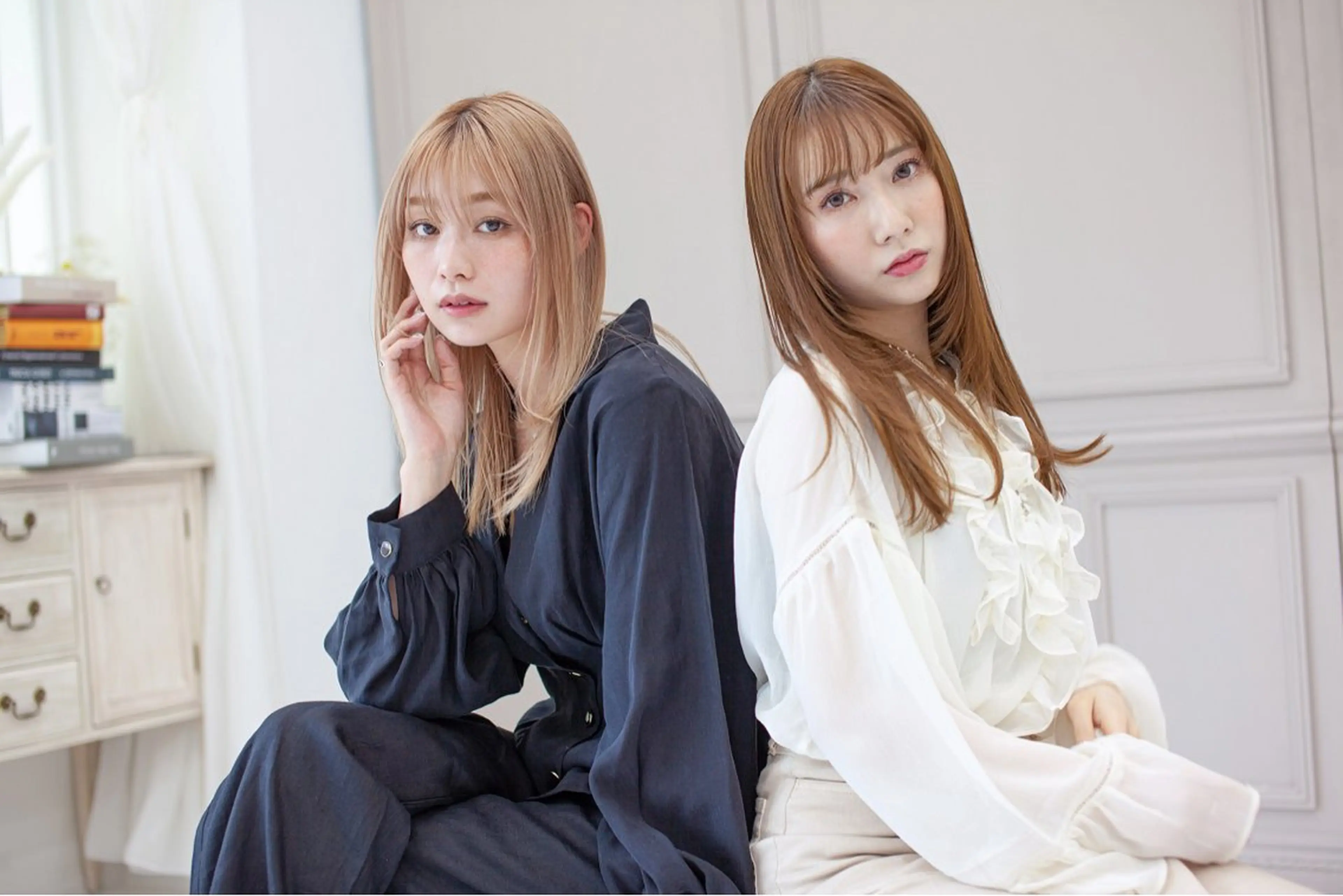 セミロング カラー カット ヘアカラー トリートメント 斉藤 翔平のヘアスタイル