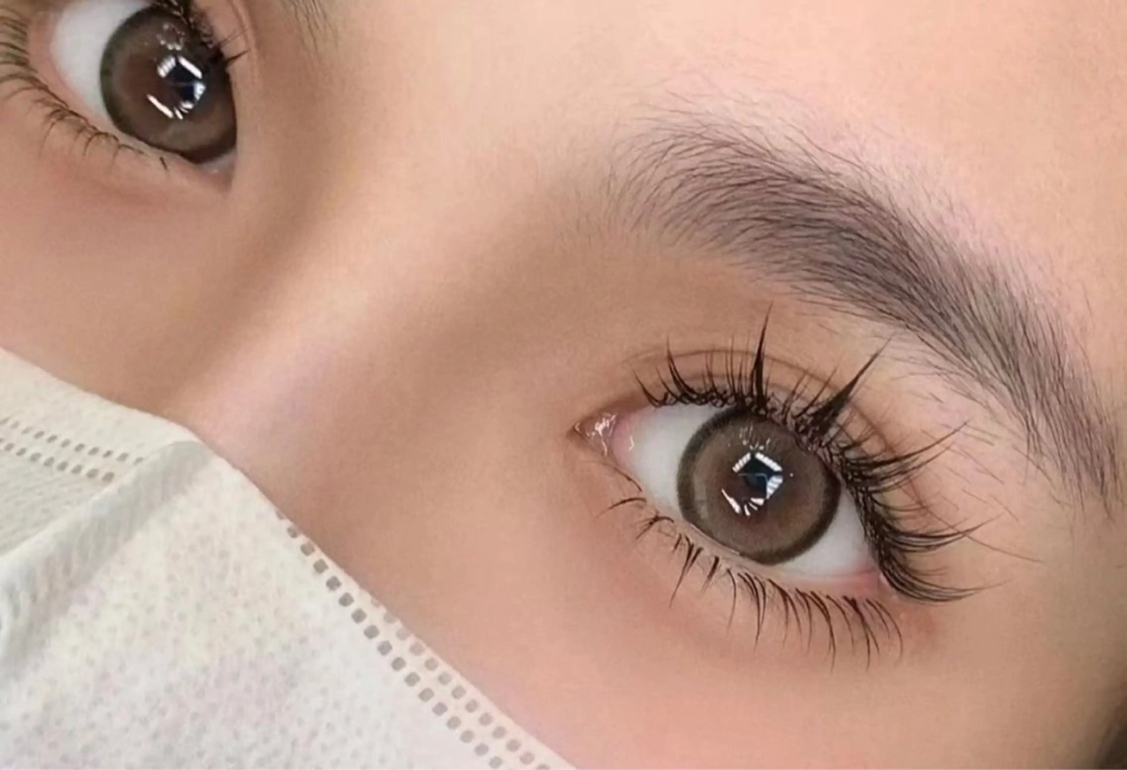 💞大人気💞ワンホンマツエク上　フラットラッシュ140本　コーティング付き🎀の写真