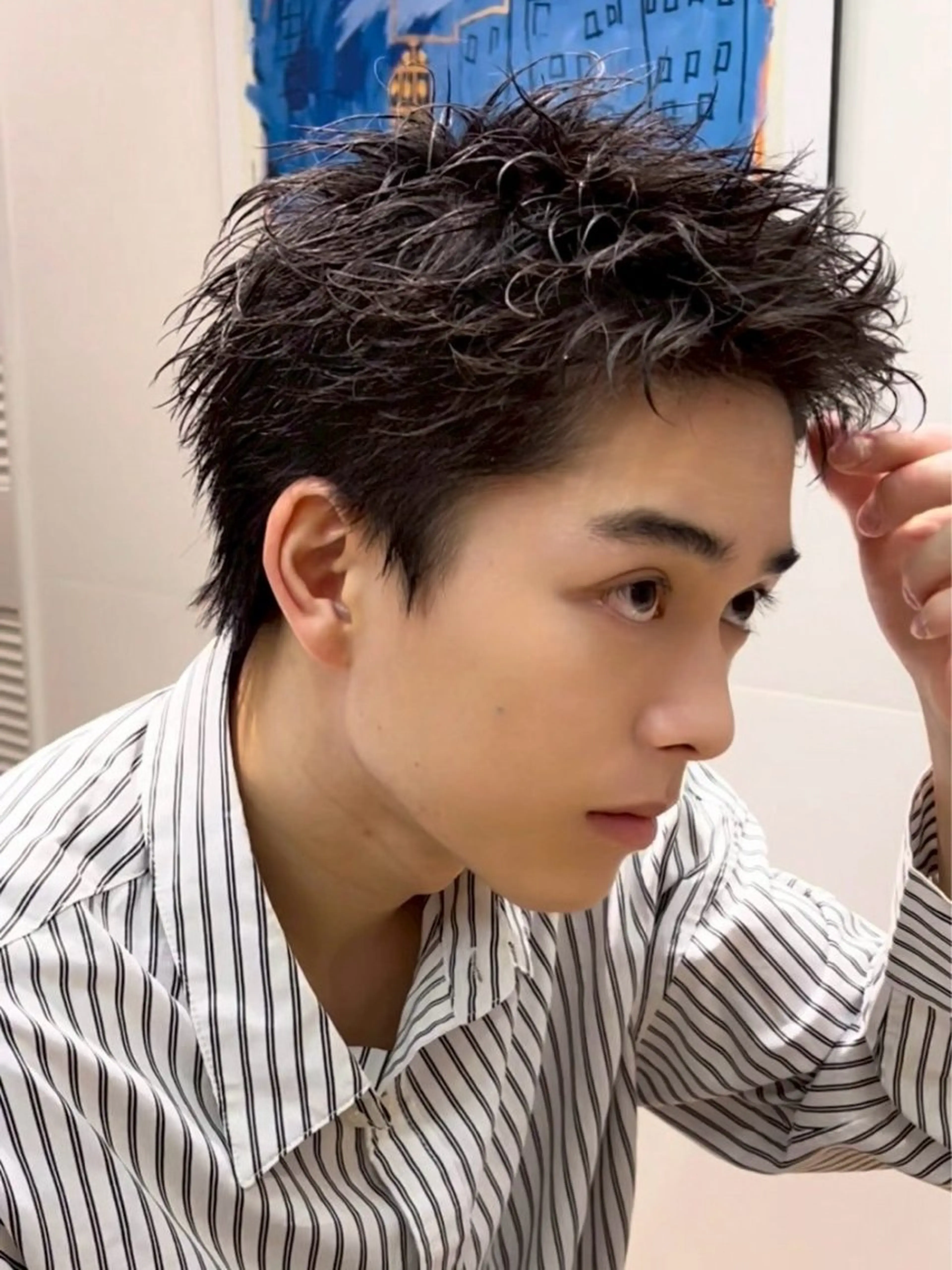 パーマ 【公式】メンズサロン LUCEY福岡大名のヘアスタイル