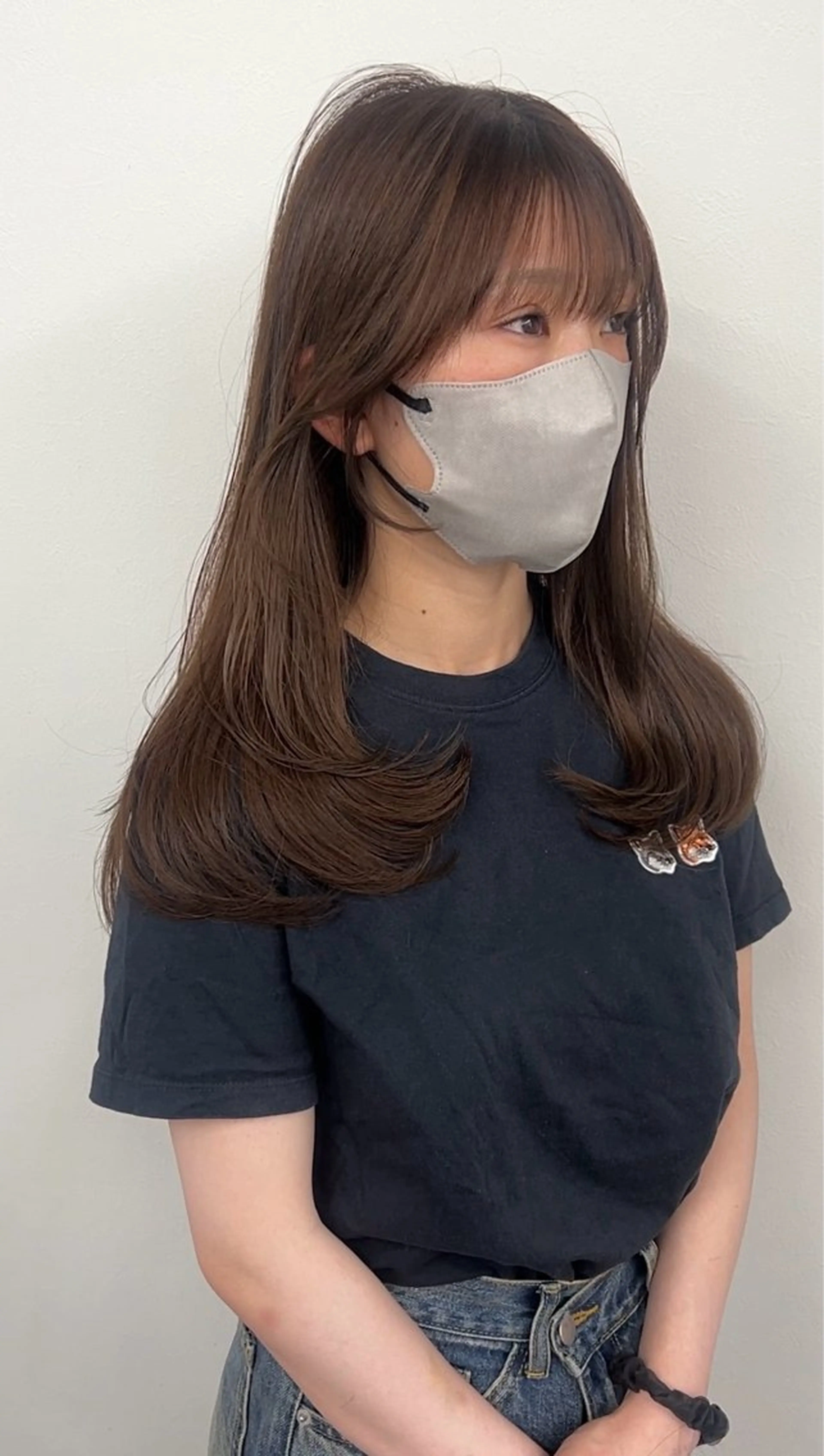 ロング レイヤーカット/透明 感カラー/aikaのヘアスタイル